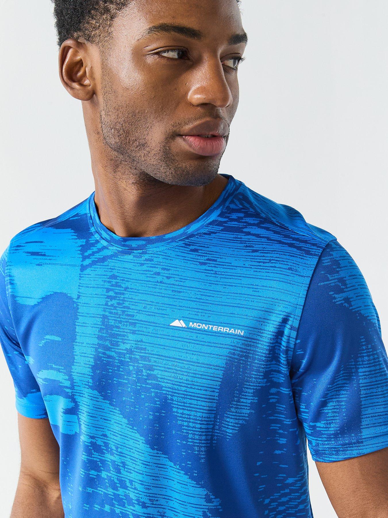  image of monterrain-mens-divide-jacquard-tee-blue