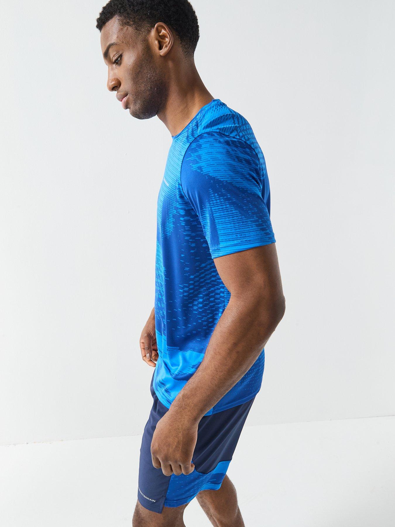  image of monterrain-mens-divide-jacquard-tee-blue