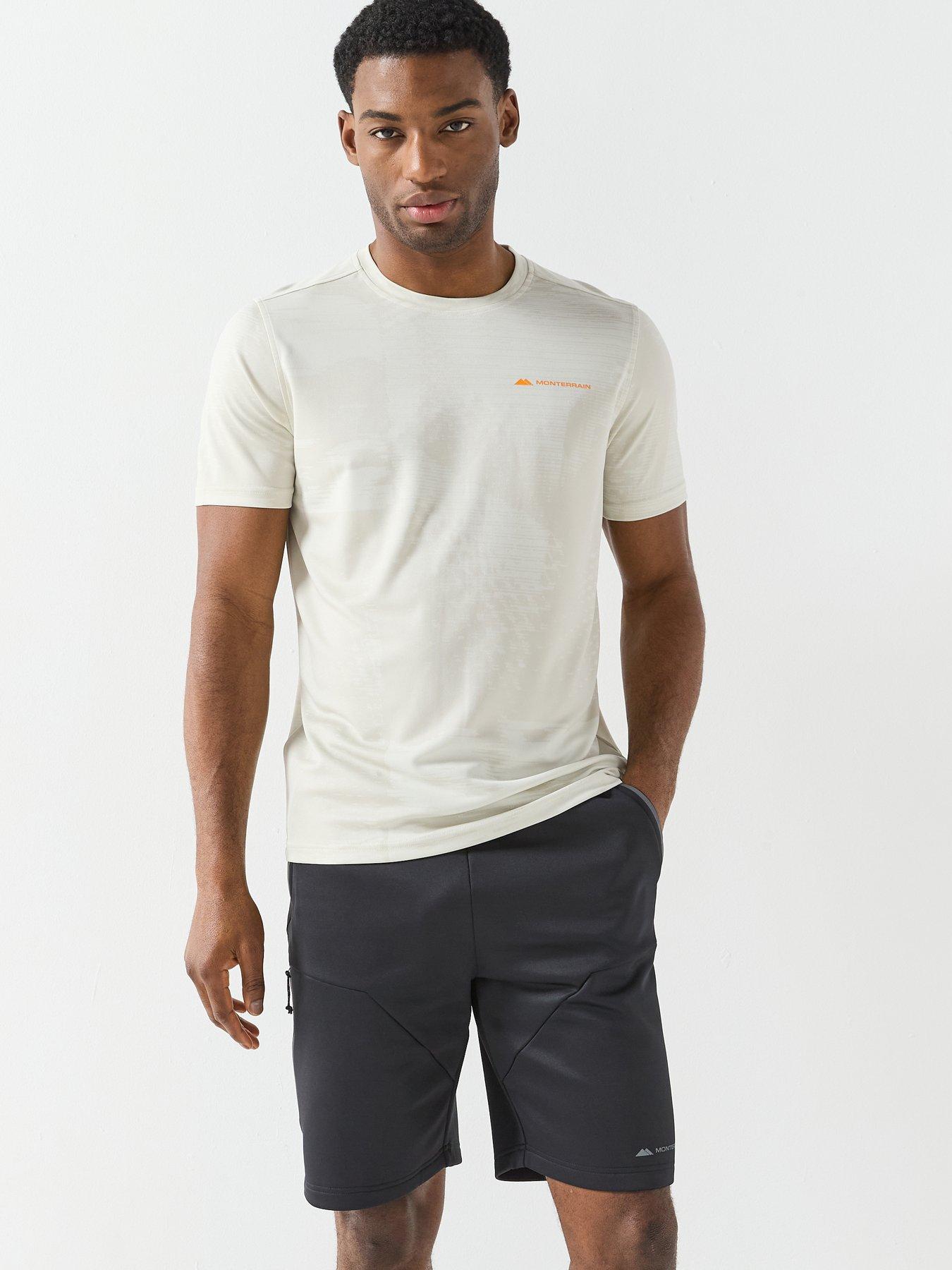 Monterrain Mens Divide Jacquard Tee - Green