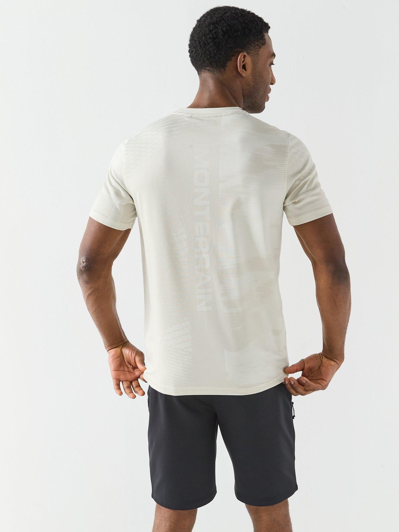  image of monterrain-mens-divide-jacquard-tee-green