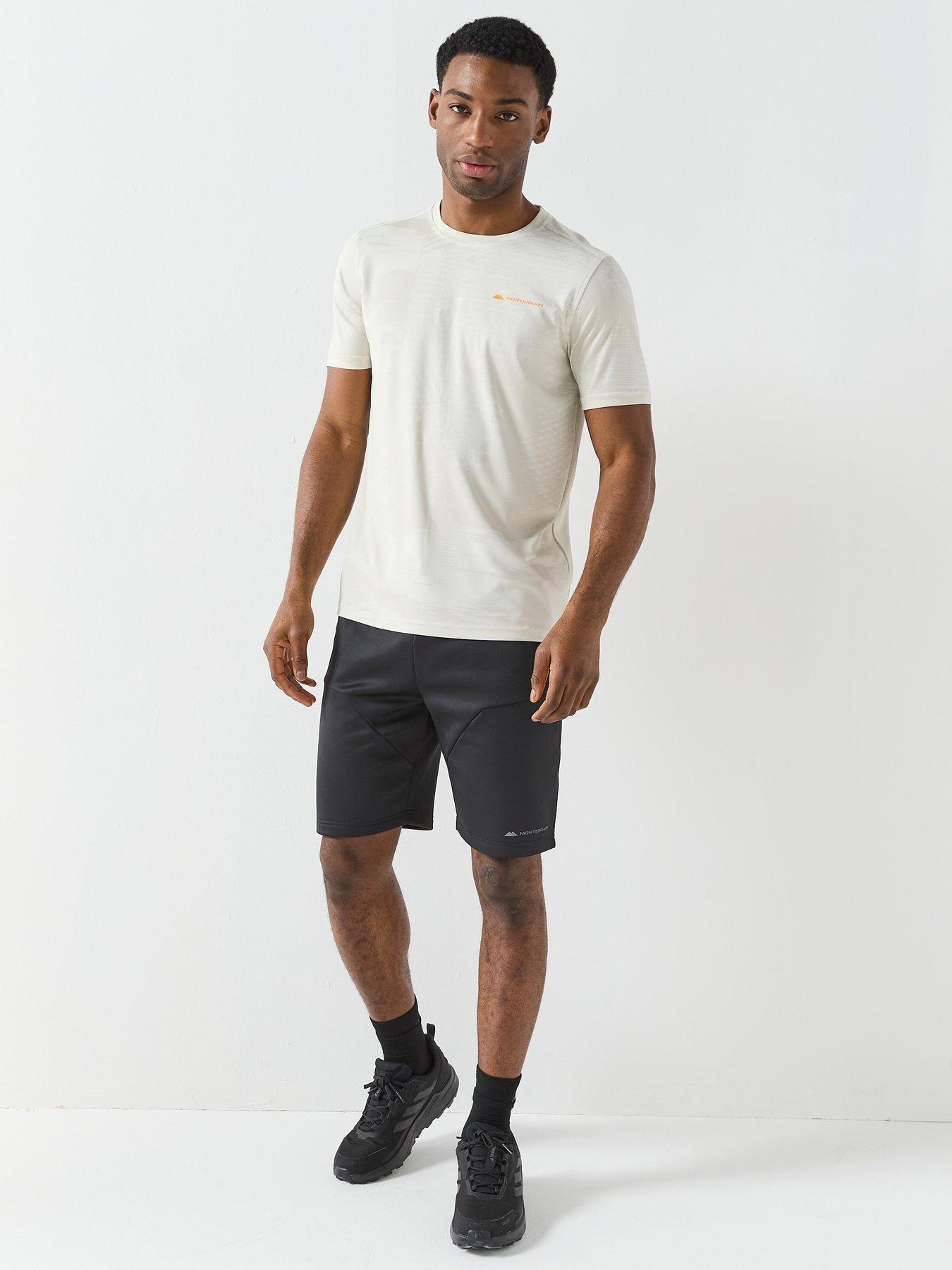  image of monterrain-mens-divide-jacquard-tee-green