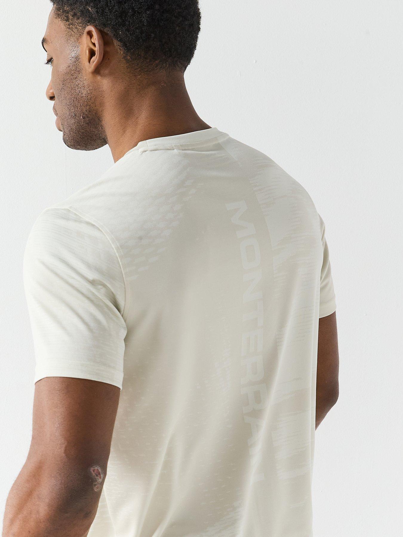  image of monterrain-mens-divide-jacquard-tee-green
