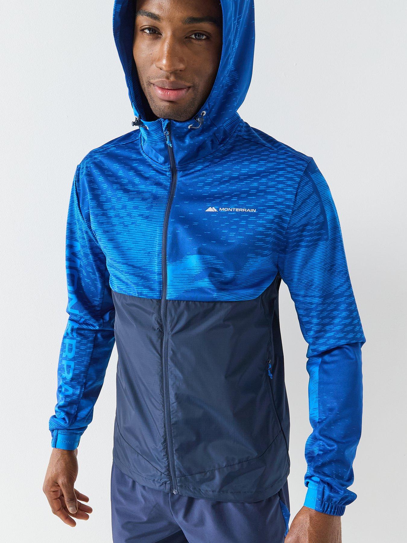 Monterrain Mens Divide Windrunner - Blue