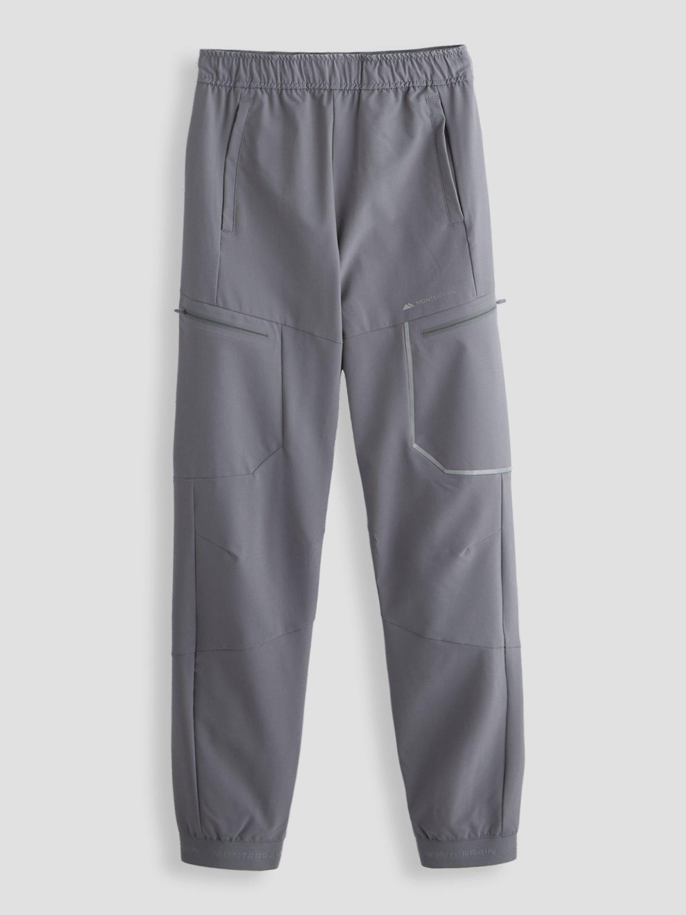 Monterrain Kids Ramble 3.0 Woven Running Pant - Grey