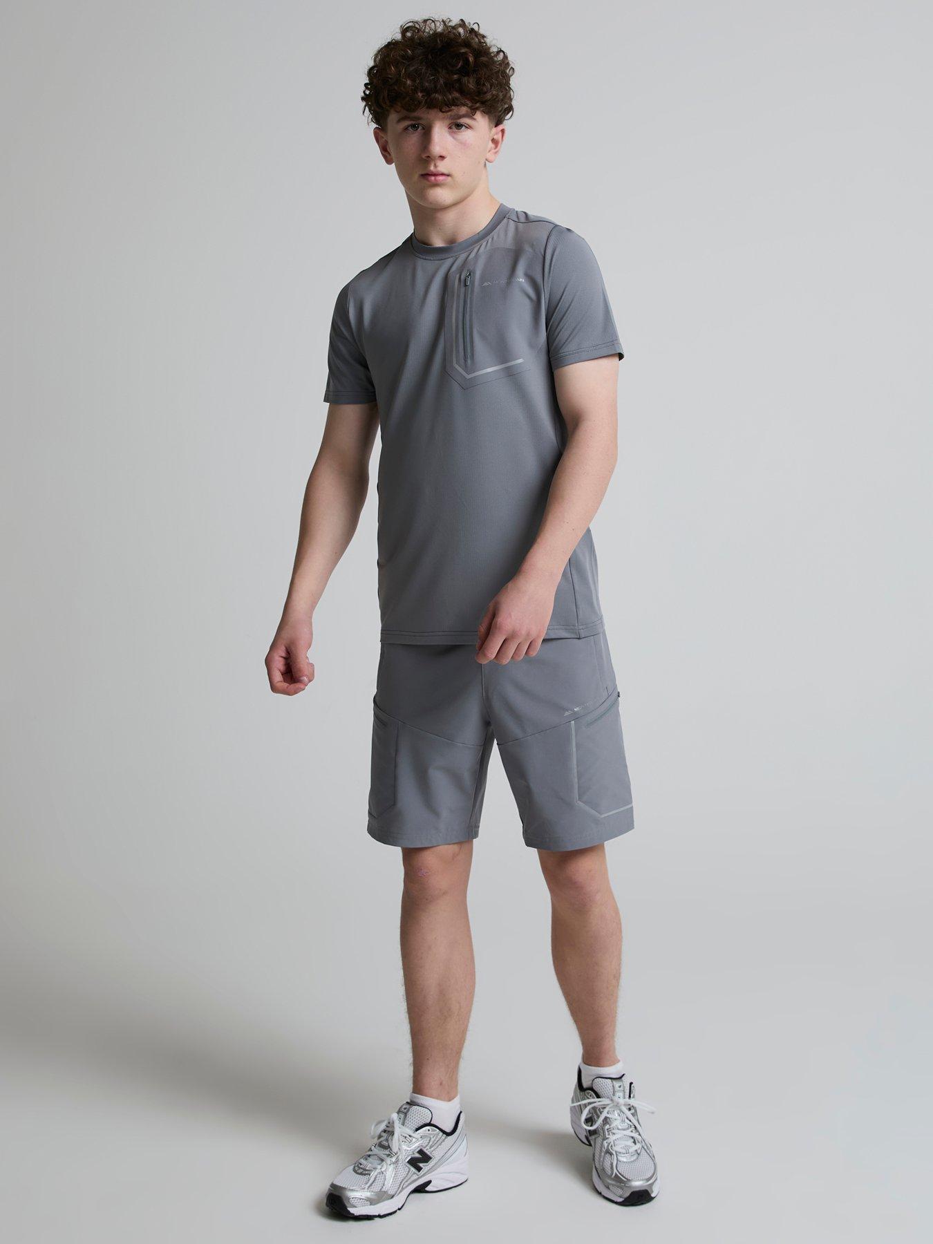  image of monterrain-kids-ramble-t-shrit-grey