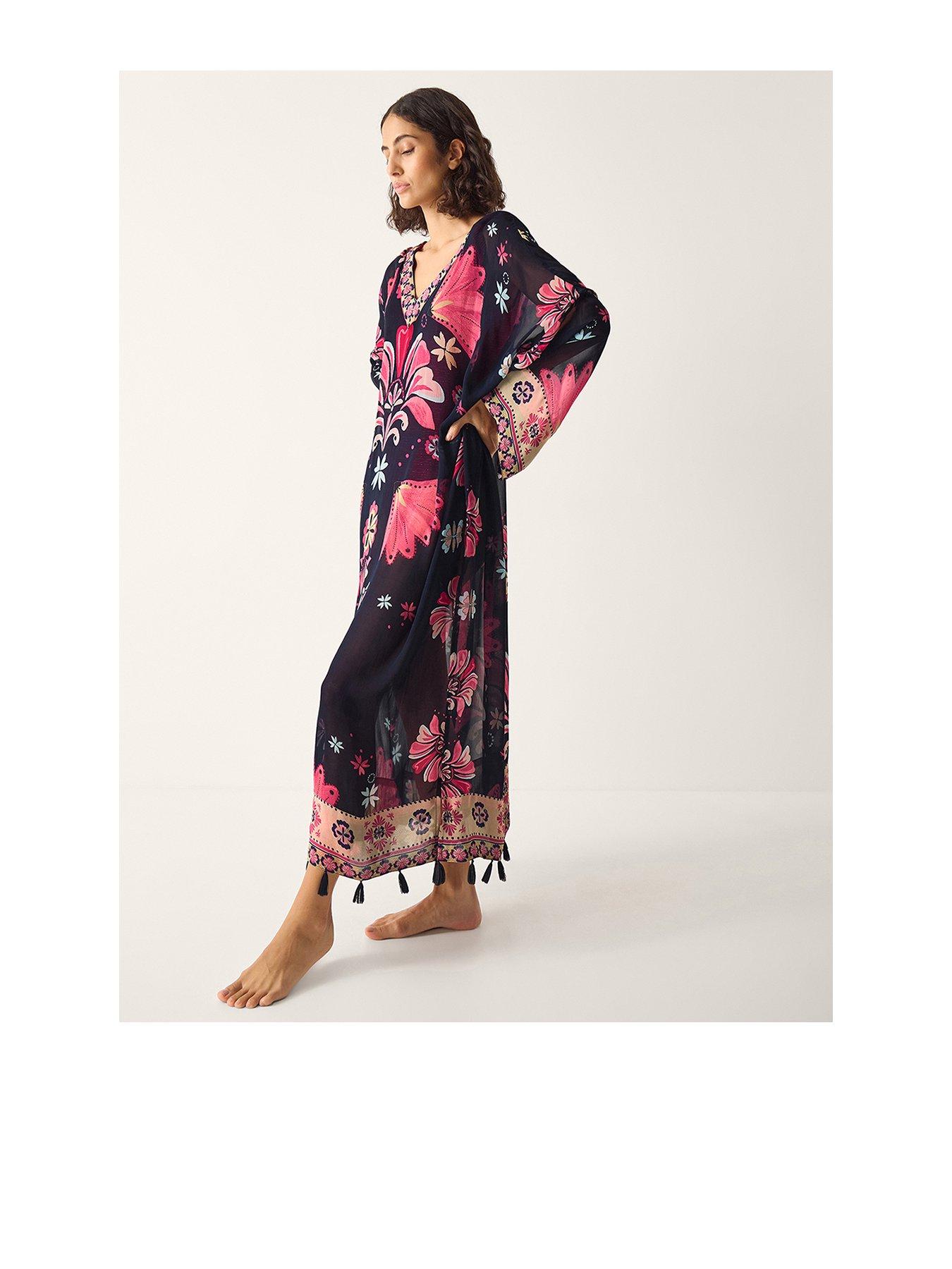 monsoon-abbie-floral-kaftan-blue