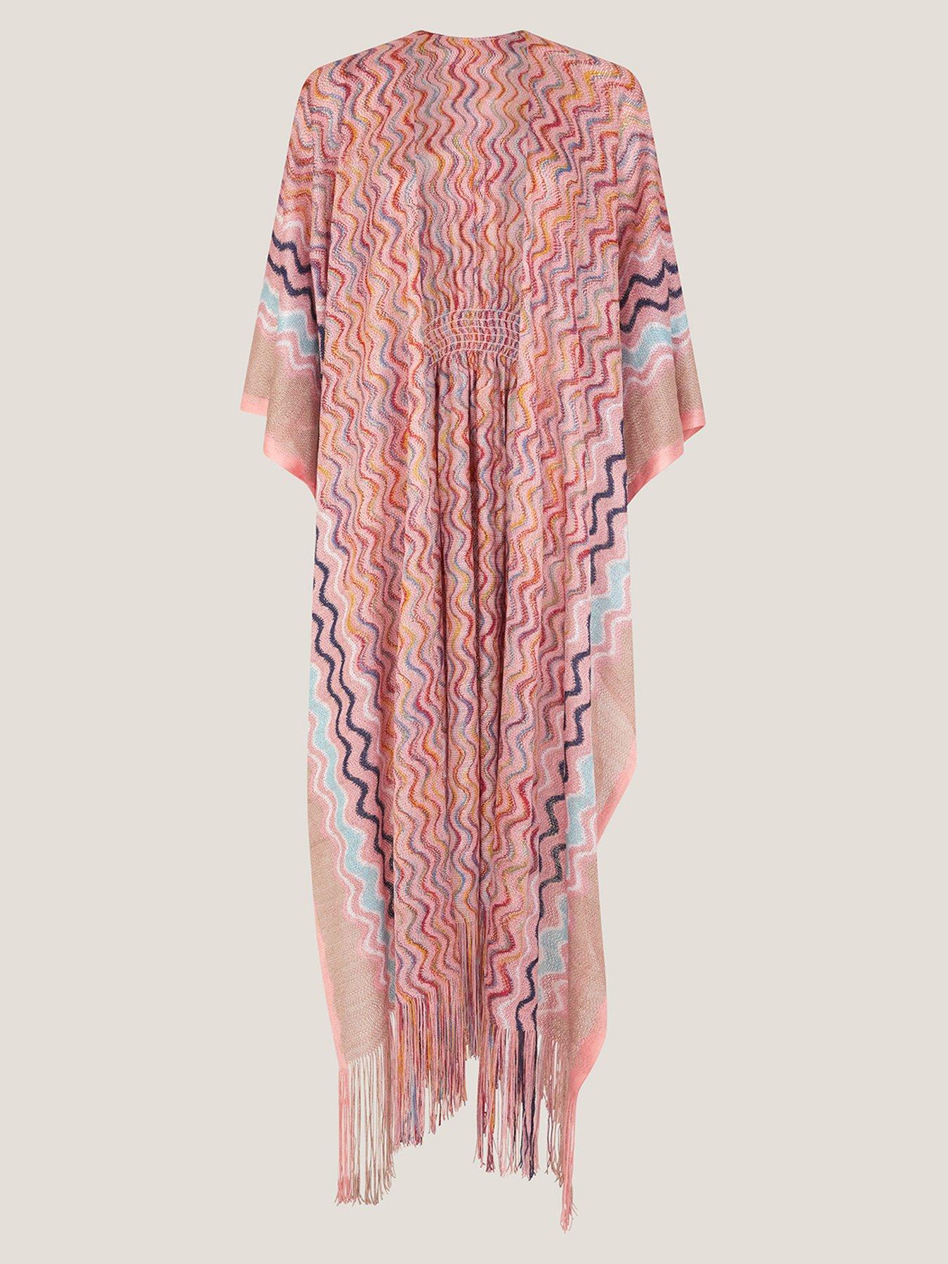 Image 5 of 5 of Monsoon Catia Zig Zag Cover Up - Multi
