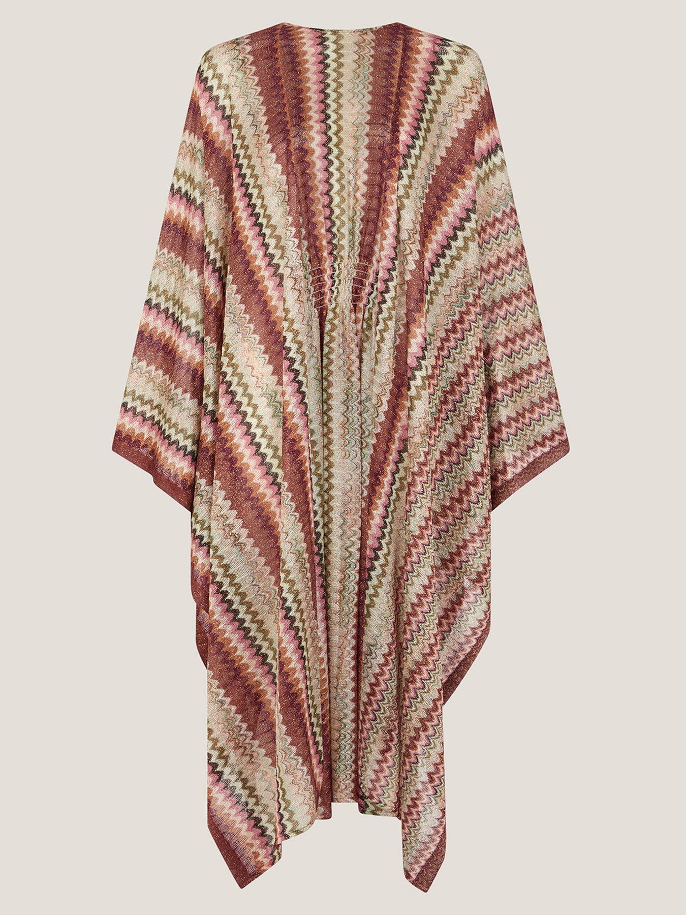 Image 4 of 5 of Monsoon Ava Zig Zag Cover Up - Multi