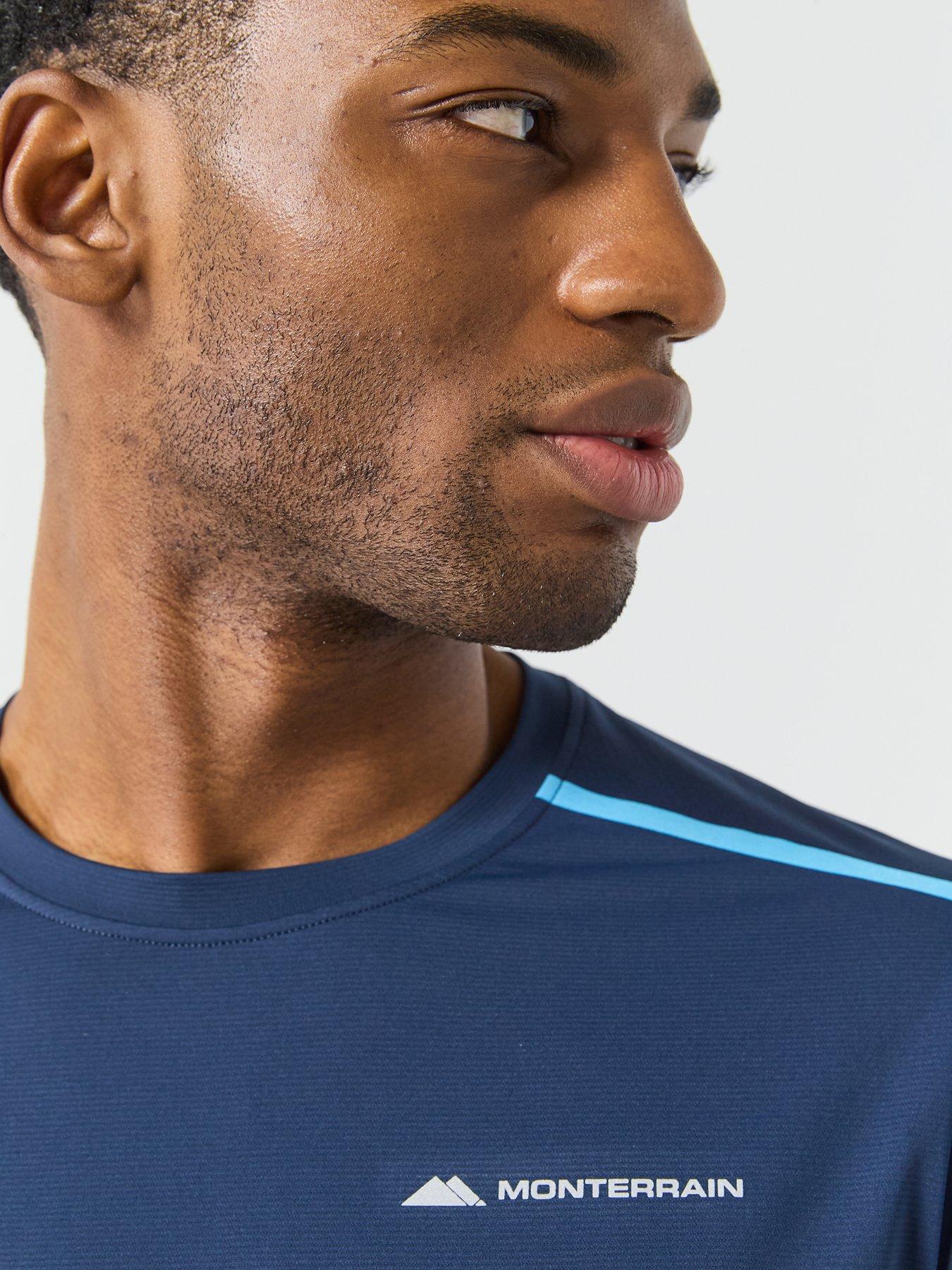  image of monterrain-mens-defence-t-shirt-blue