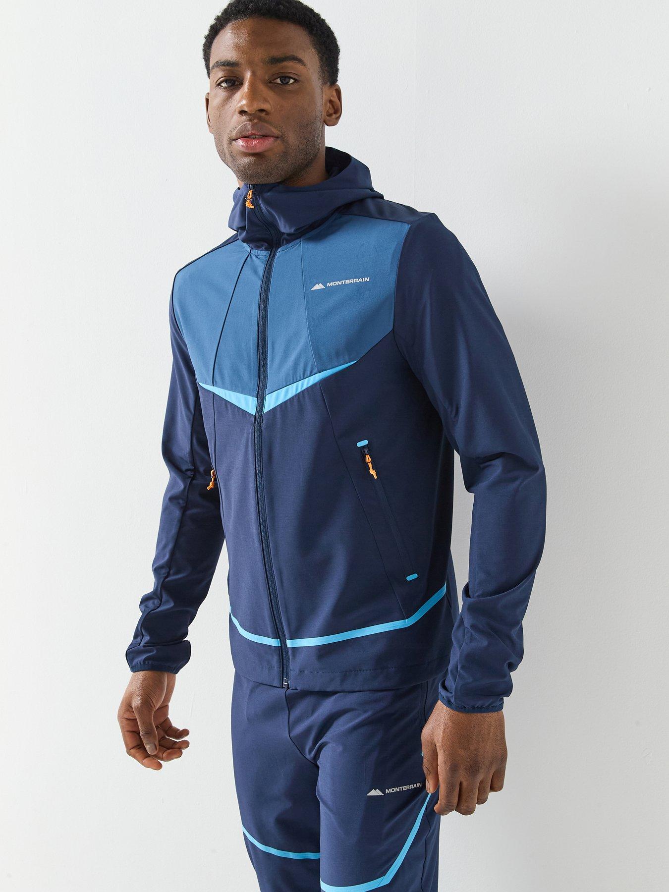 Monterrain Mens Defence Windrunner - Blue