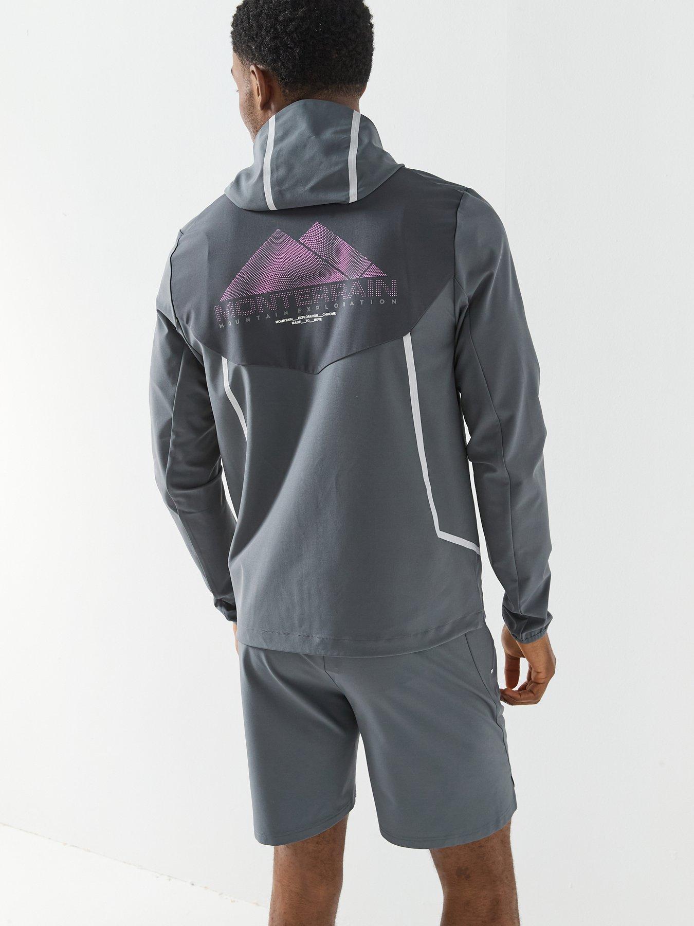 Image 2 of 6 of Monterrain Mens Defence Windrunner - Grey