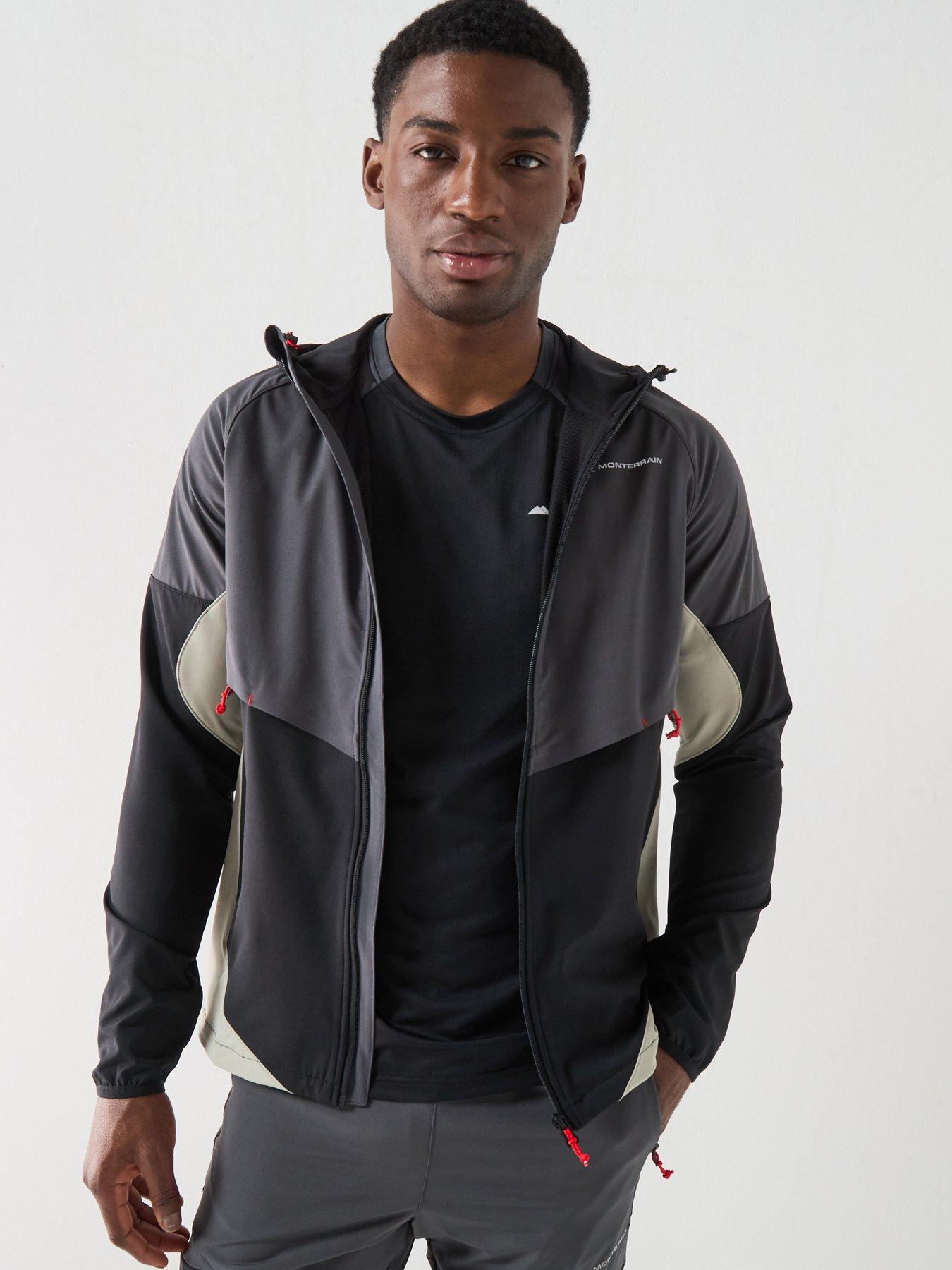 Monterrain Mens Vault Woven Hoodie - Black