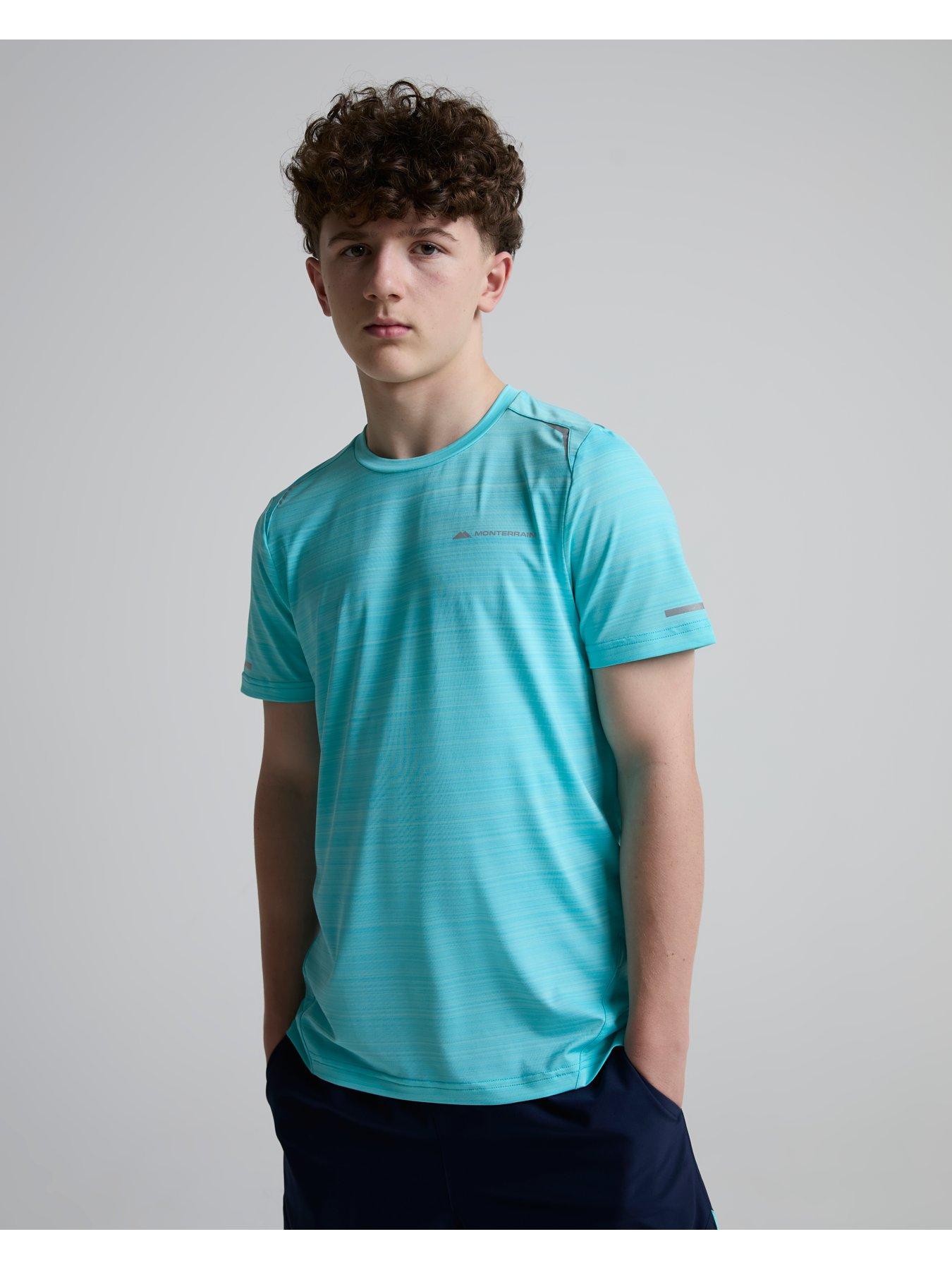 Monterrain Kids Bolt 2.0 Space Dye T-Shirt - Blue