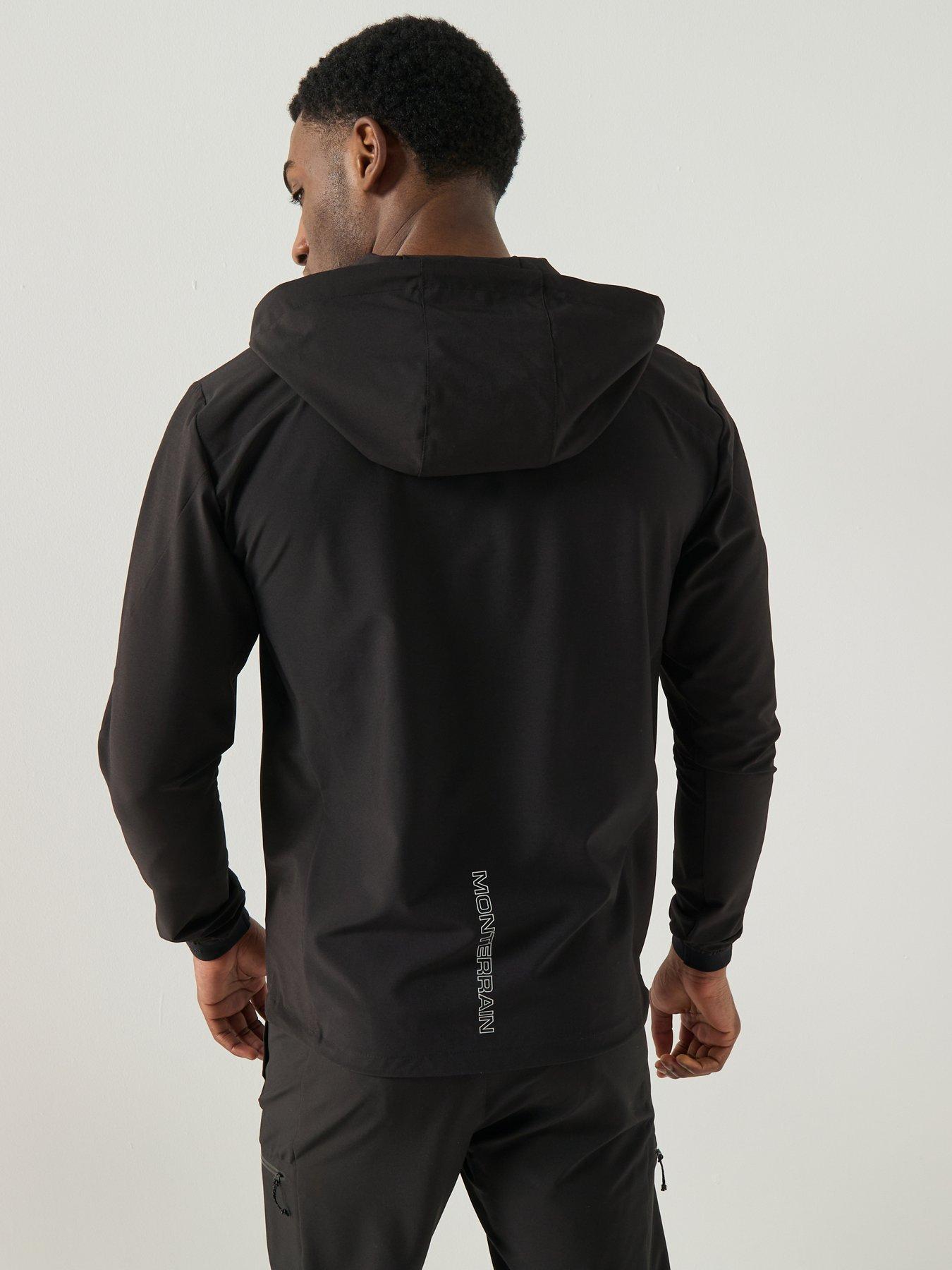 Image 2 of 6 of Monterrain Mens Ramble 3.0 Woven Hoodie - Black