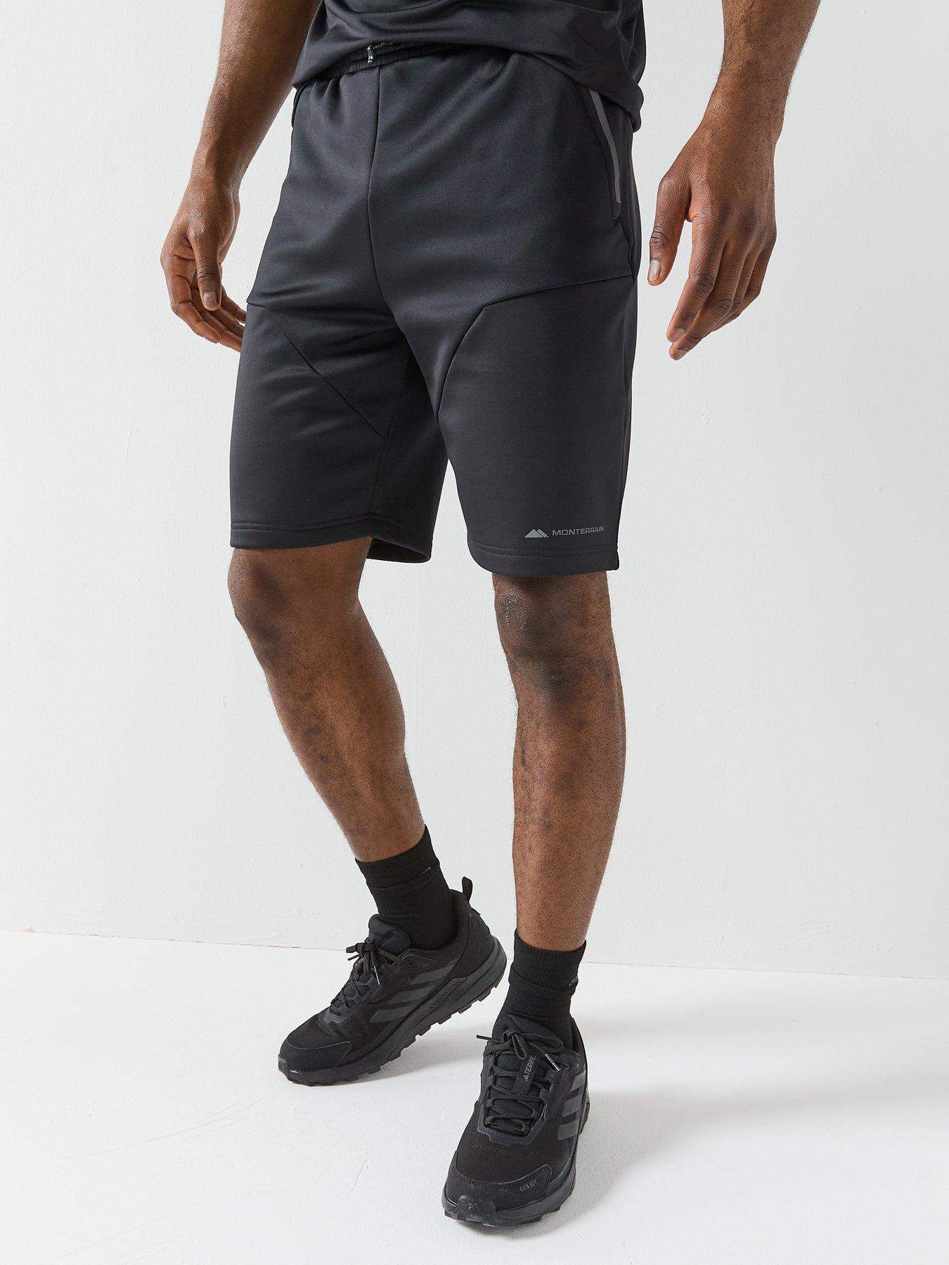Monterrain Mens Speed 2.0 Poly Fleece Short - Black