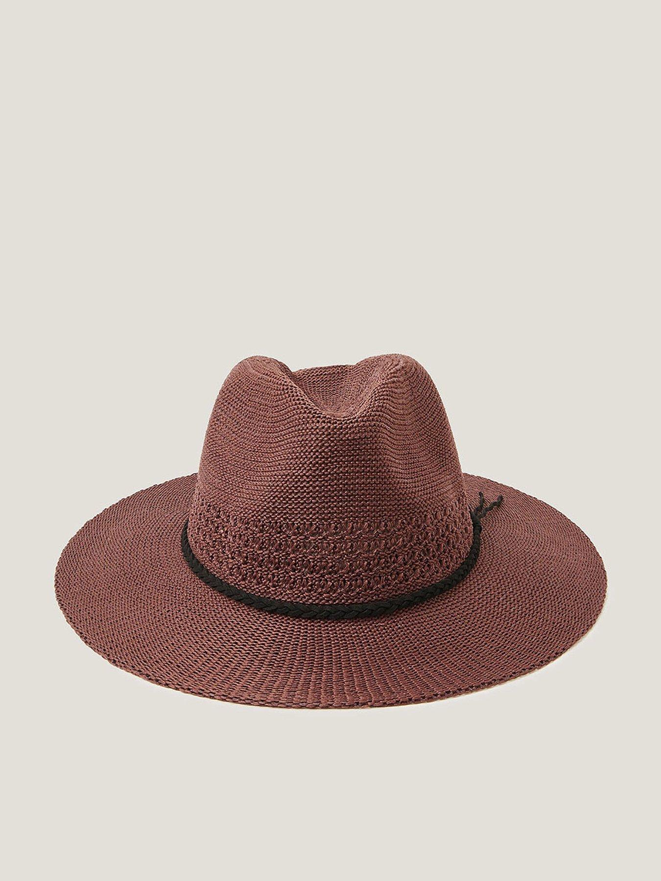 Monsoon Nene Fedora Hat - Brown