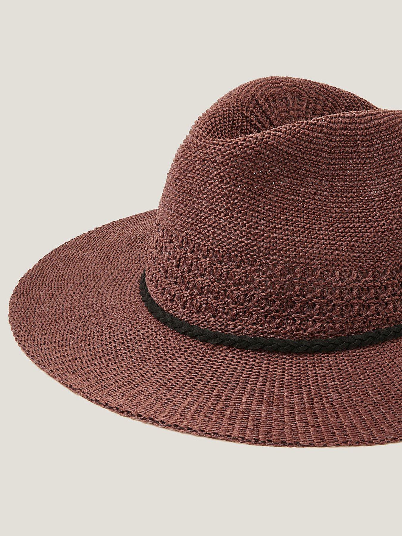  image of monsoon-nene-fedora-hat-brown