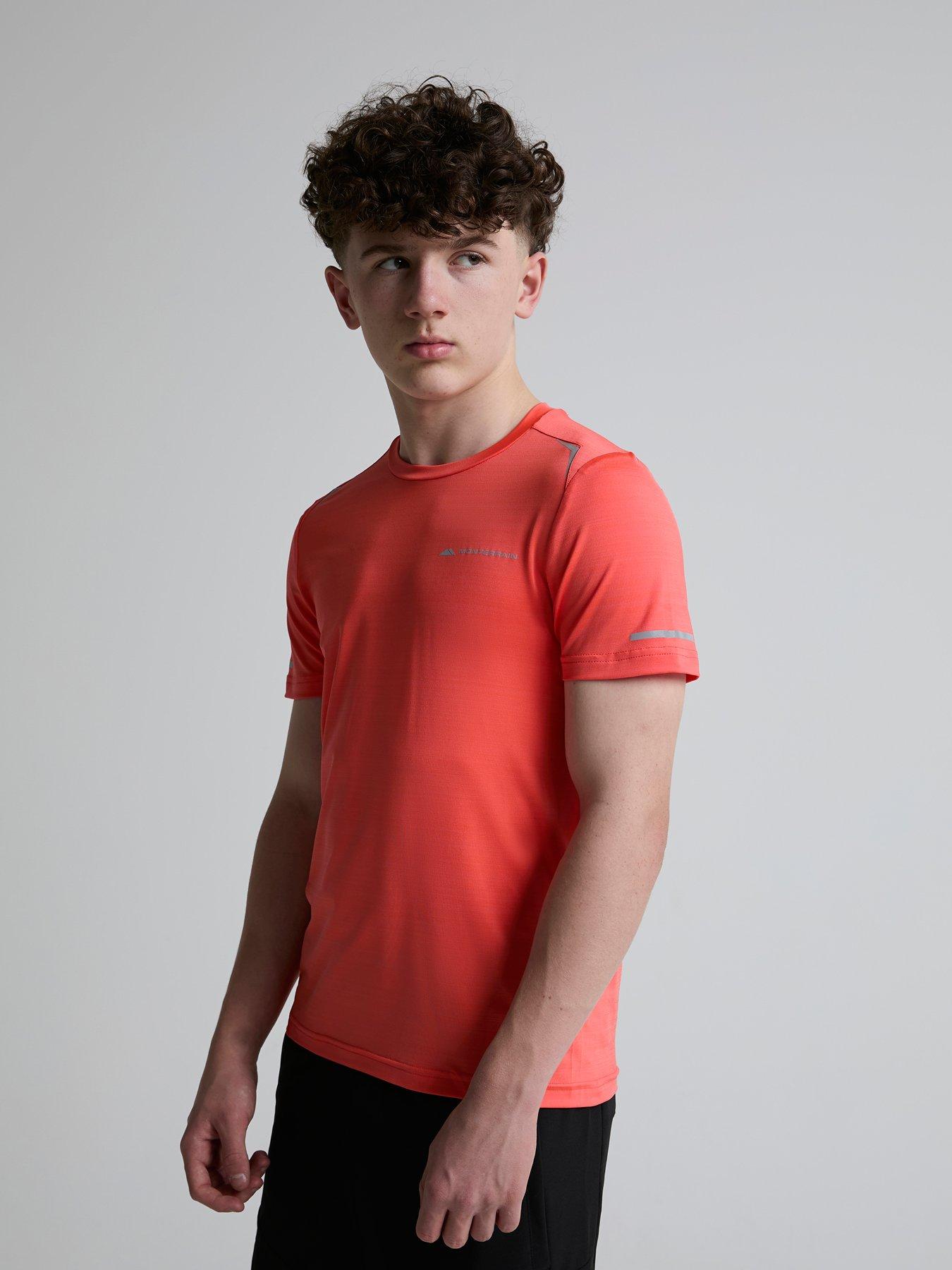 Monterrain Kids Bolt 2.0 Space Dye Tee - Red