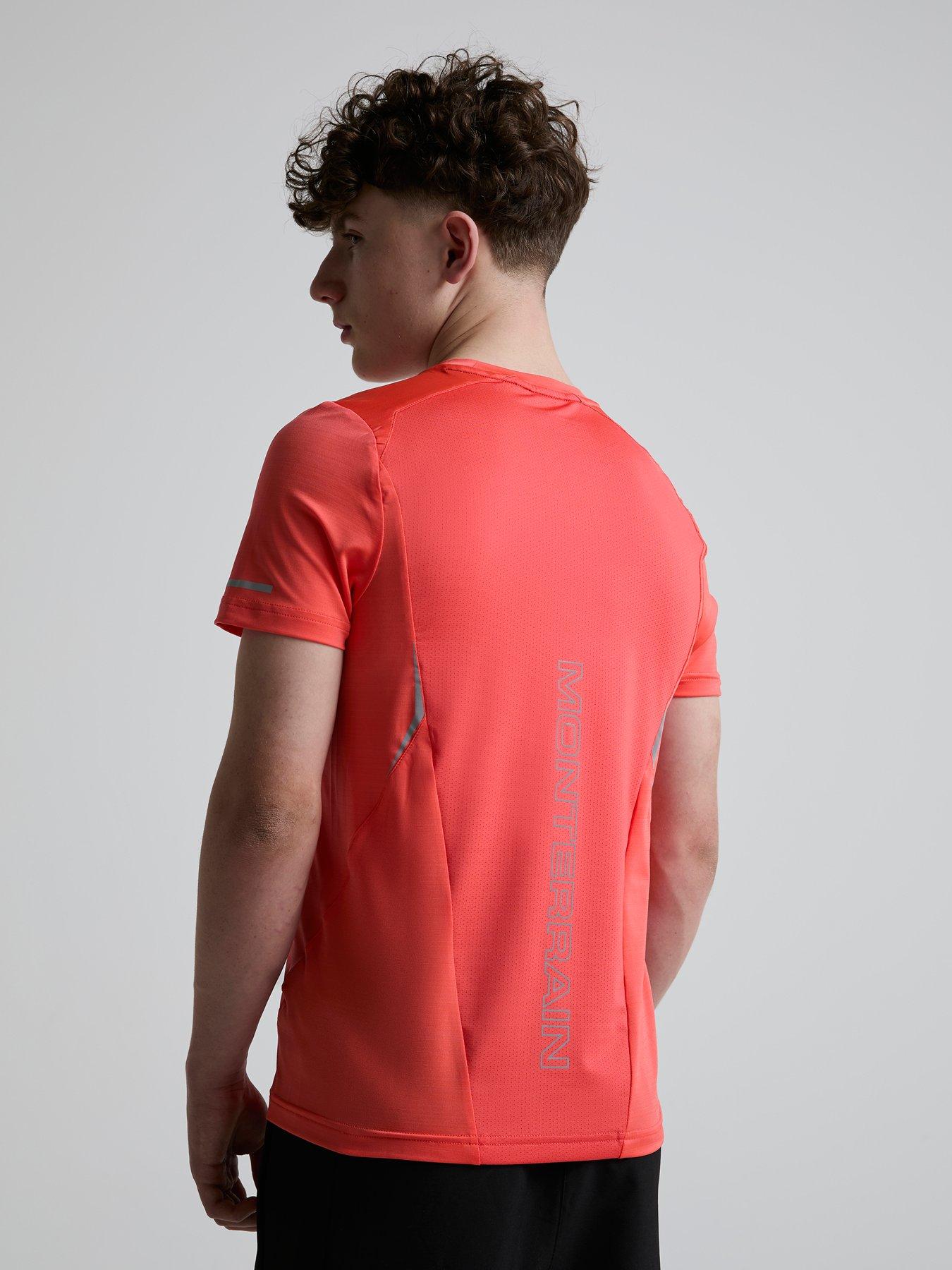 Image 2 of 5 of Monterrain Kids Bolt 2.0 Space Dye T-Shirt - Red
