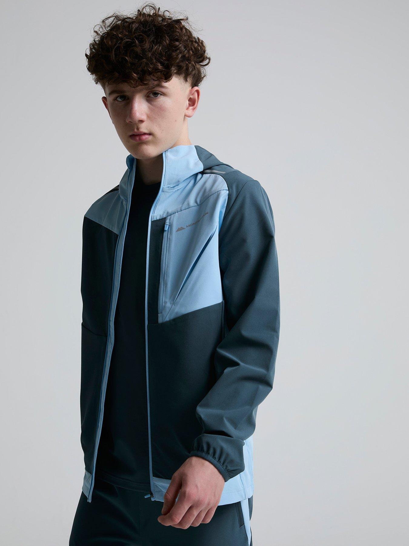 Monterrain Kids Deflect 2.0 Woven Zt Hood - Blue