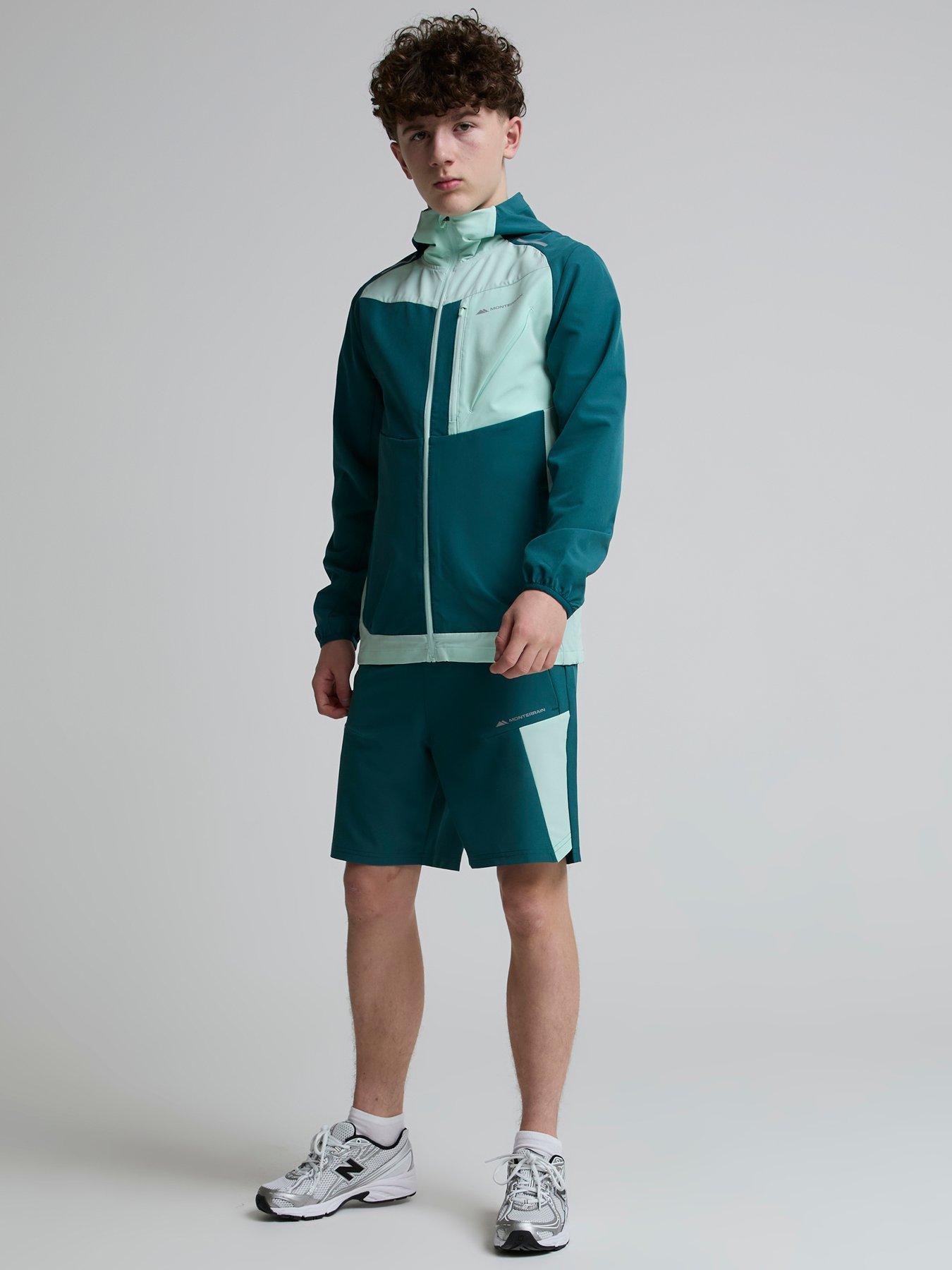 Image 3 of 5 of Monterrain Kids Deflect Woven Shorts - Green
