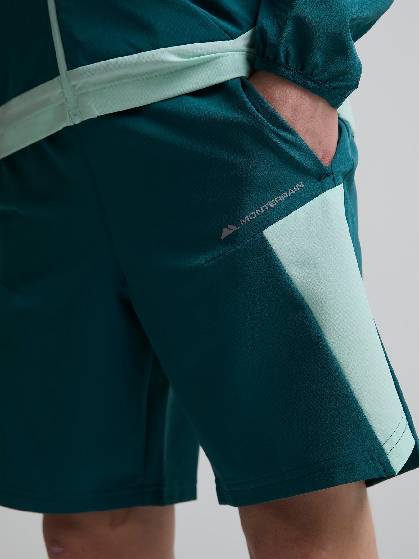 Image 4 of 5 of Monterrain Kids Deflect Woven Shorts - Green