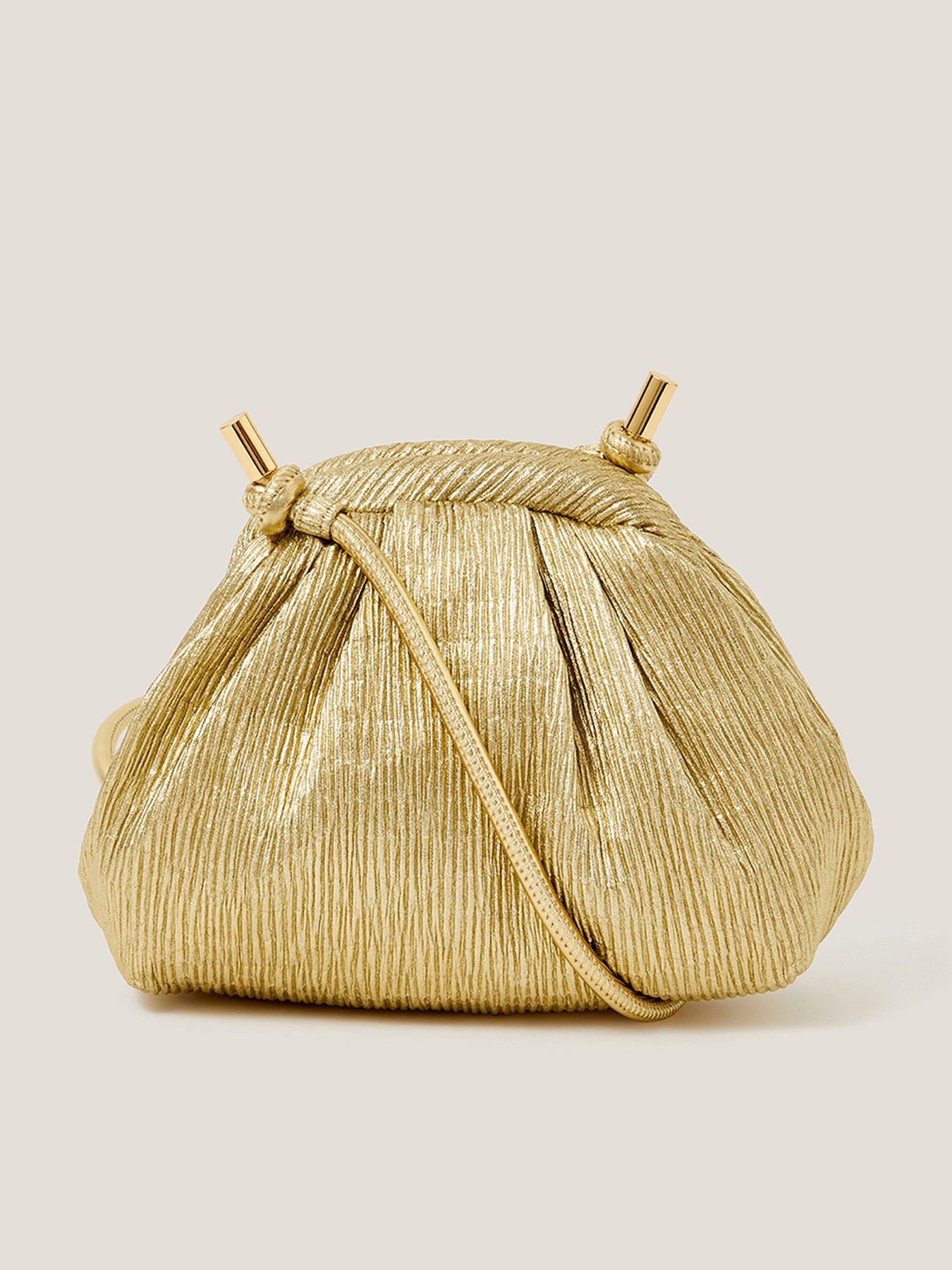  image of monsoon-mia-mini-frame-bag-gold