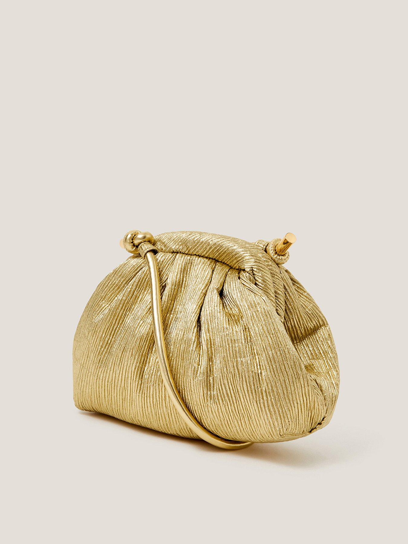  image of monsoon-mia-mini-frame-bag-gold