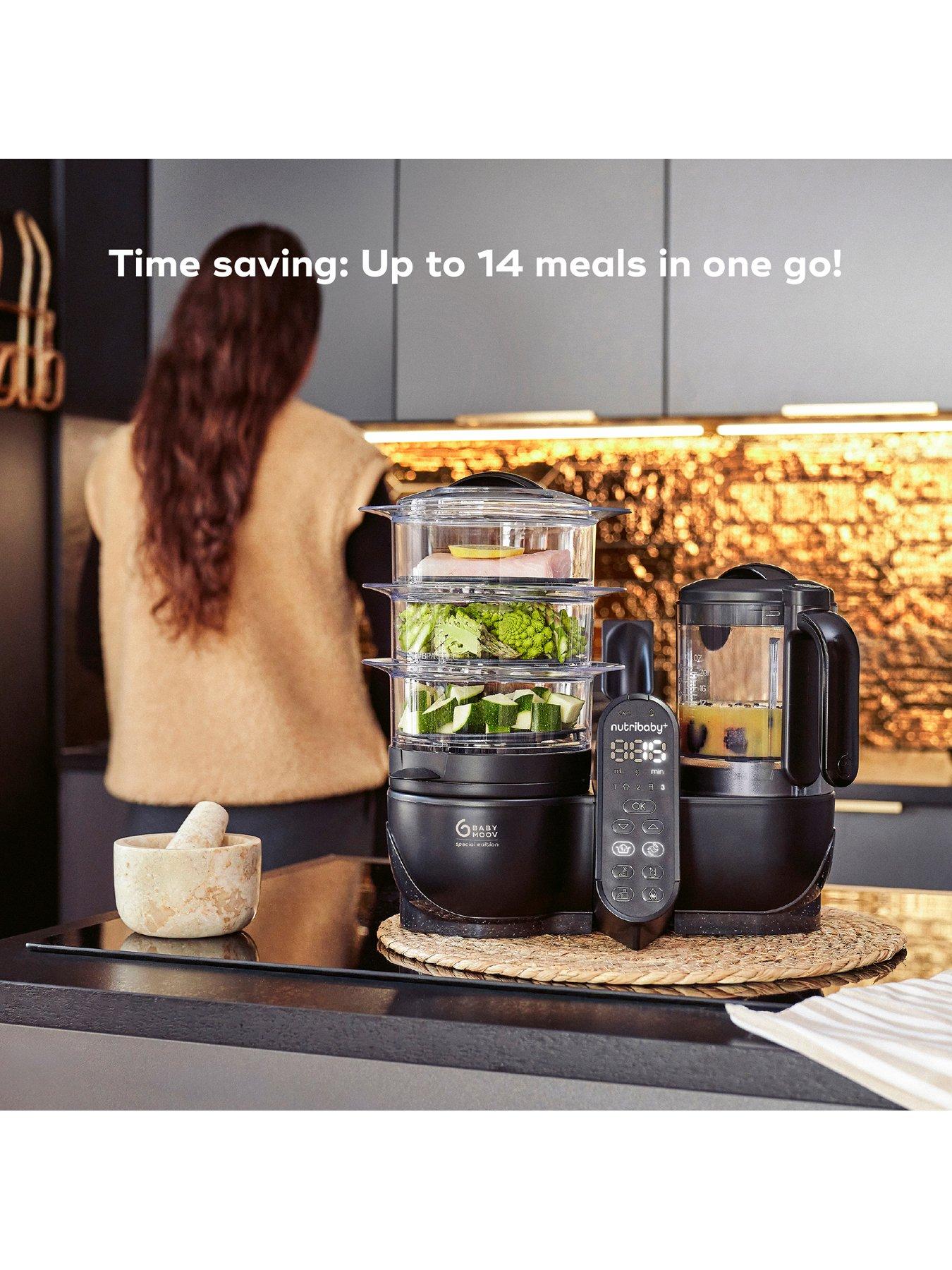 Image 3 of 7 of Babymoov Nutribaby (+) XL Black Edition 6 in 1 Baby Food Processor/Blender/Steamer/Steriliser