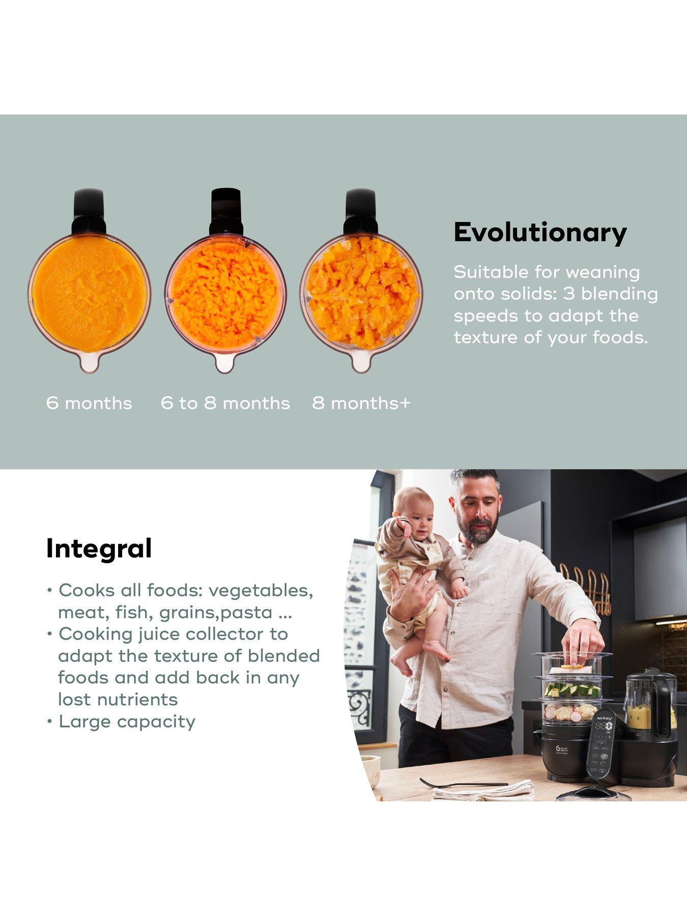 Image 5 of 7 of Babymoov Nutribaby (+) XL Black Edition 6 in 1 Baby Food Processor/Blender/Steamer/Steriliser