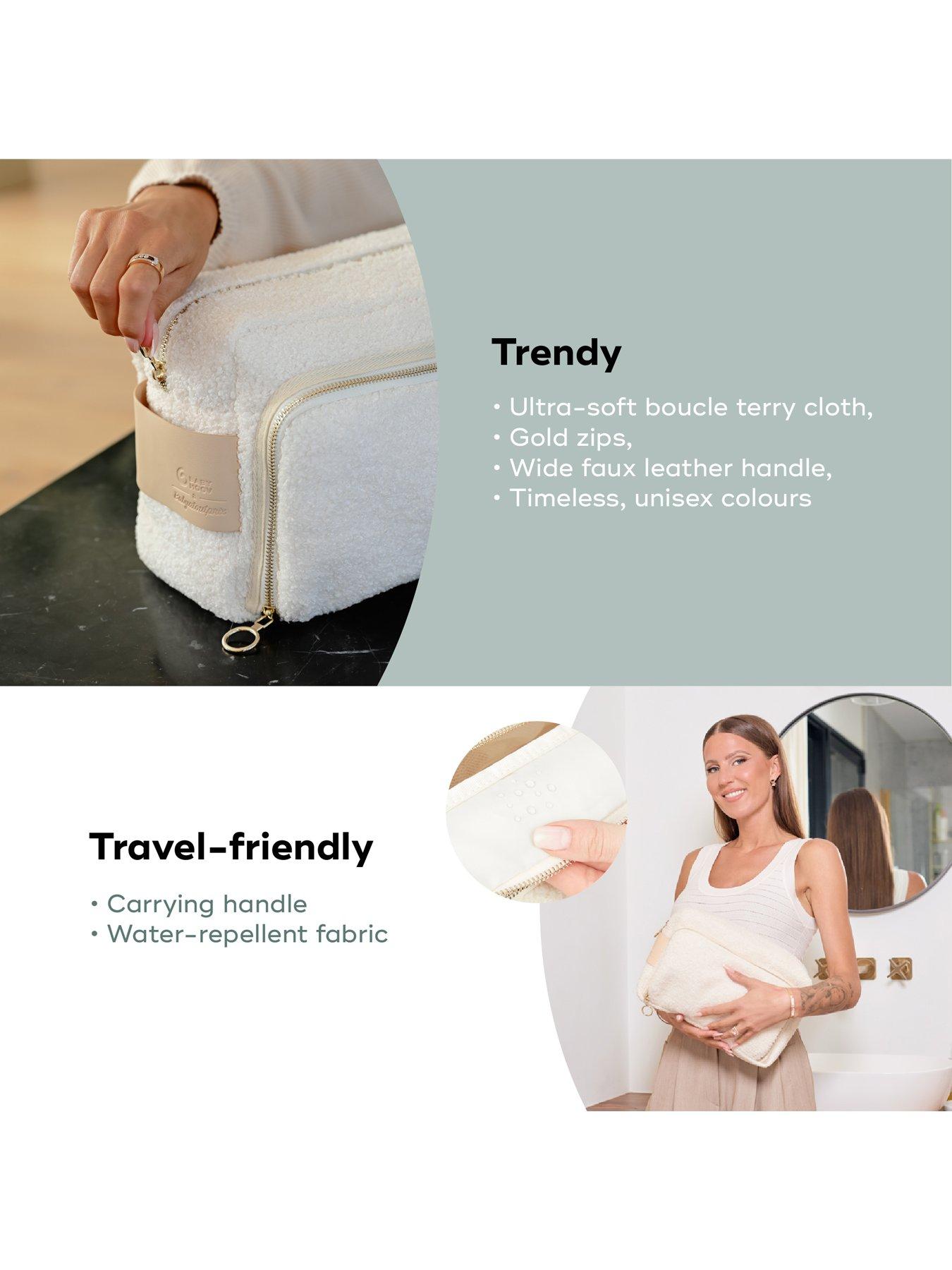 Image 4 of 8 of Babymoov Large Baby 11 piece Toiletry Bag & Healthcare Grooming Kit Curl White