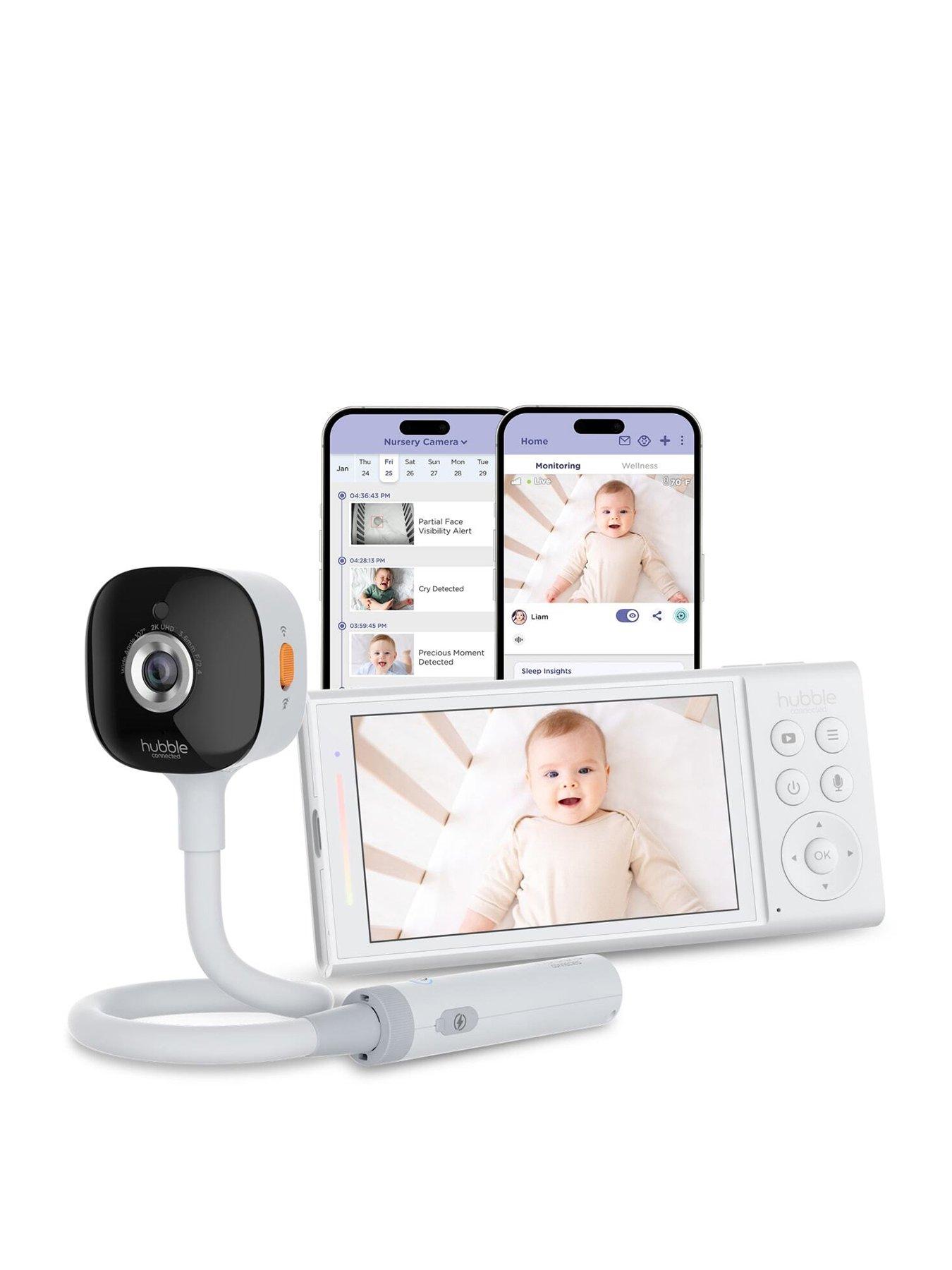 Hubble Go Baby Portable Plus 5.0” Smart Video Baby Monitor