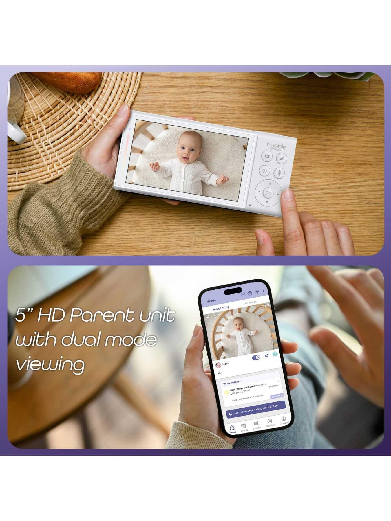 Image 6 of 6 of Hubble Go Baby Pro Smart Video Baby Monitor