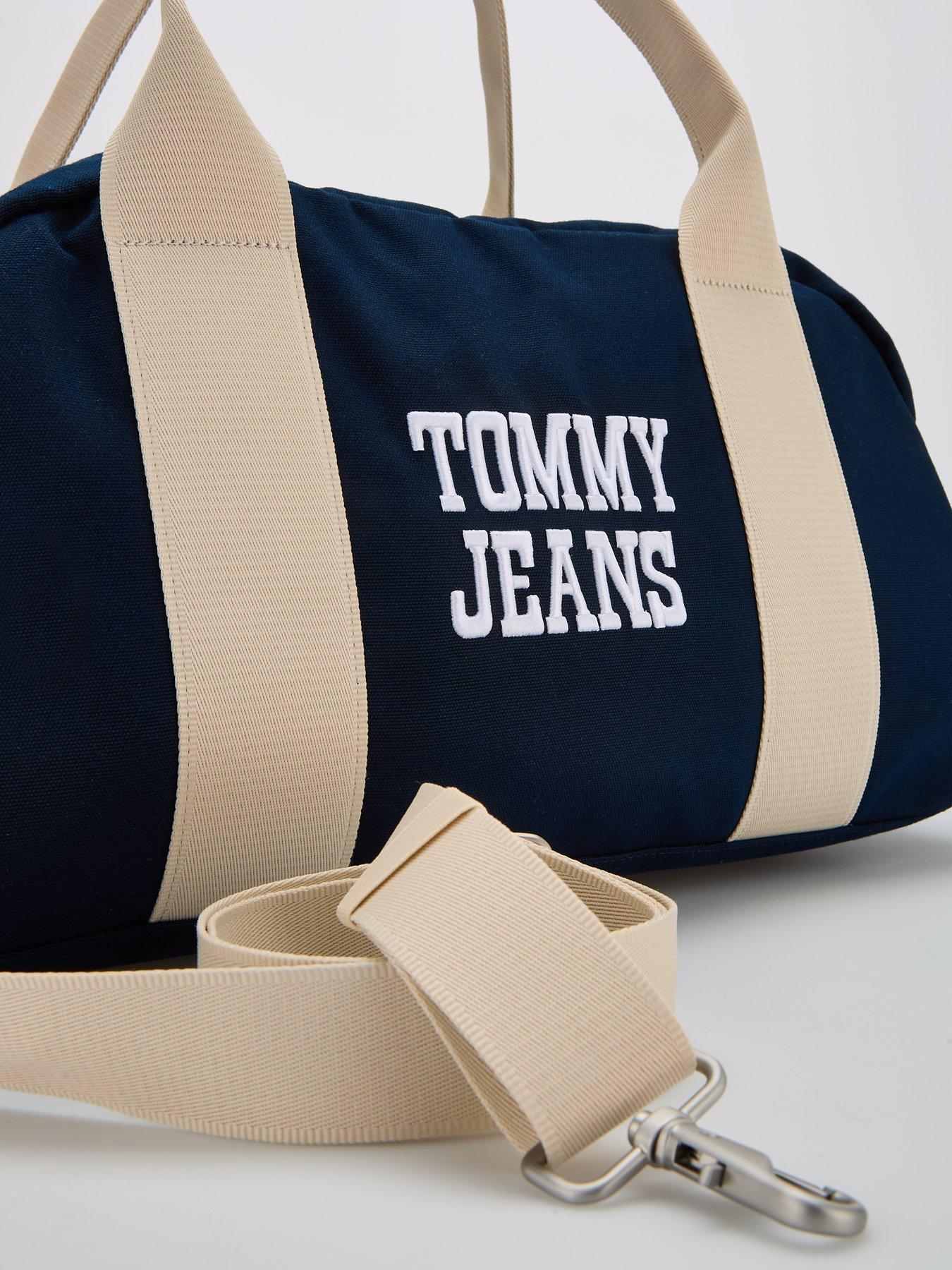 Image 4 of 5 of Tommy Jeans Bold Varsity Duffle Bag - Navy