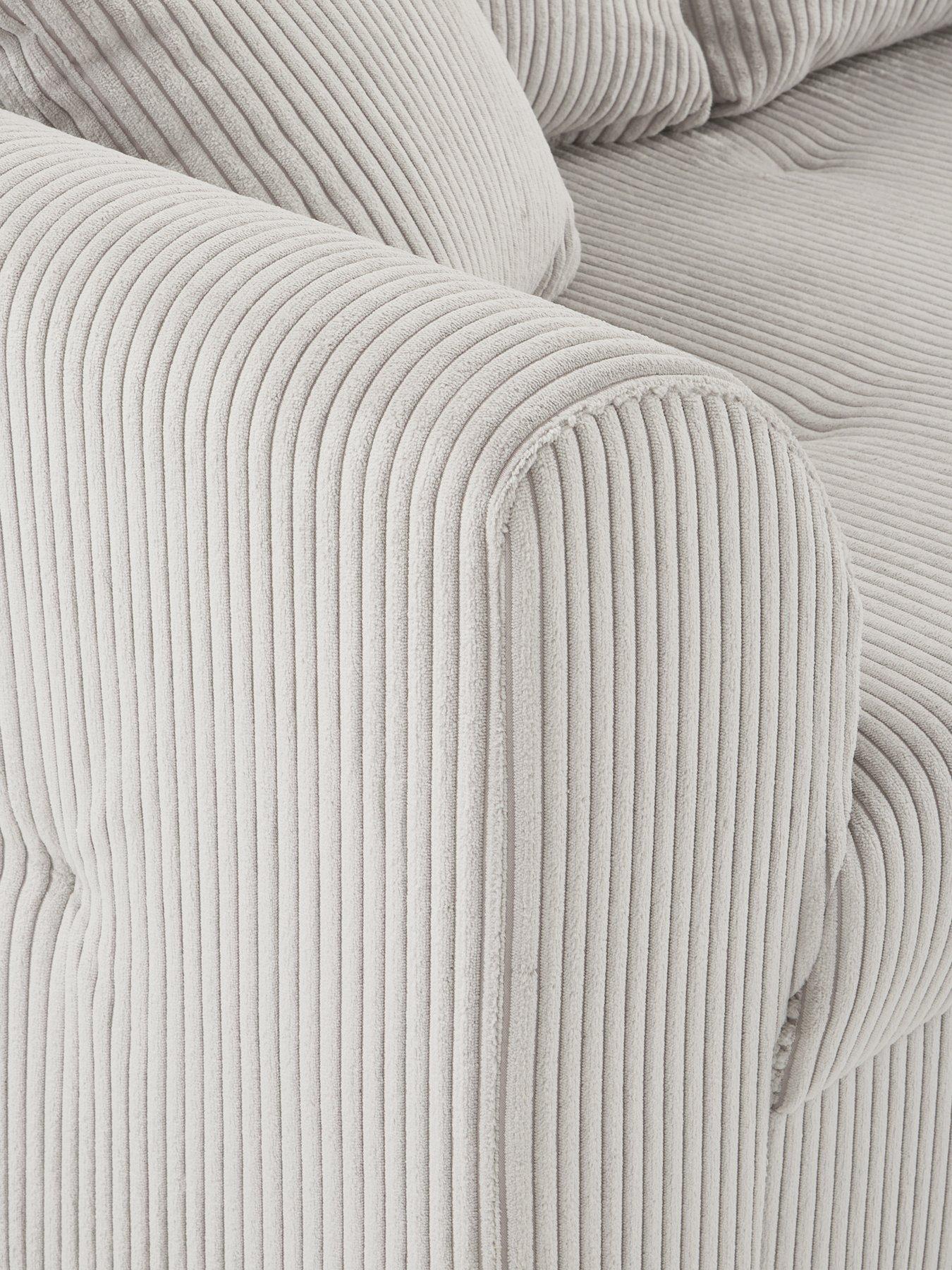 Image 5 of 7 of The Very Collection Rune Cord 3 Seater Sofa + Armchair Set (Buy and SAVE!) - FSC&reg; Certified - FSC&reg; Certified
