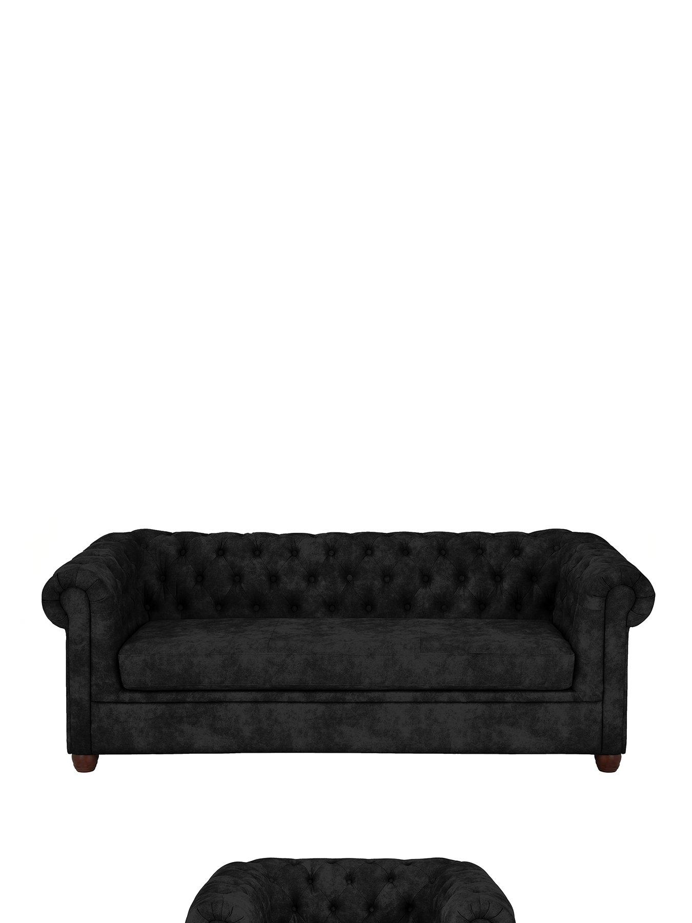 The Very Collection Chester 3 + Chair - Black