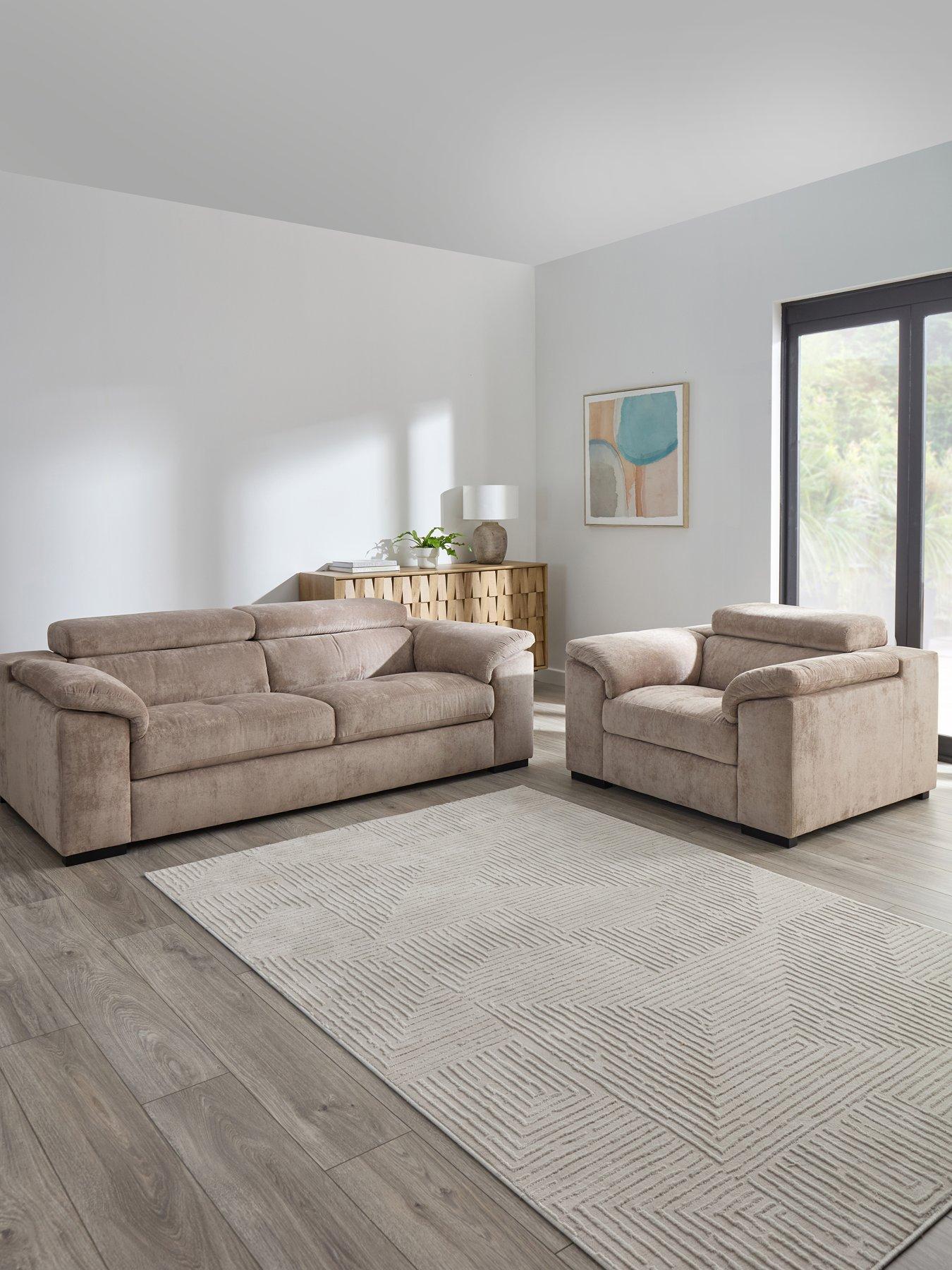 The Very Collection Brady 3 Seater Sofa + Chair - FSC® Certified