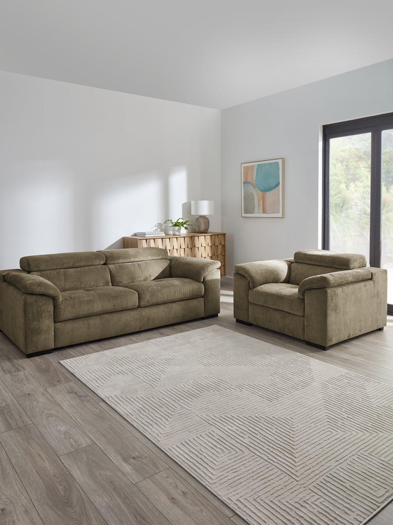 The Very Collection Brady 3 Seater Sofa + Chair - FSC® Certified