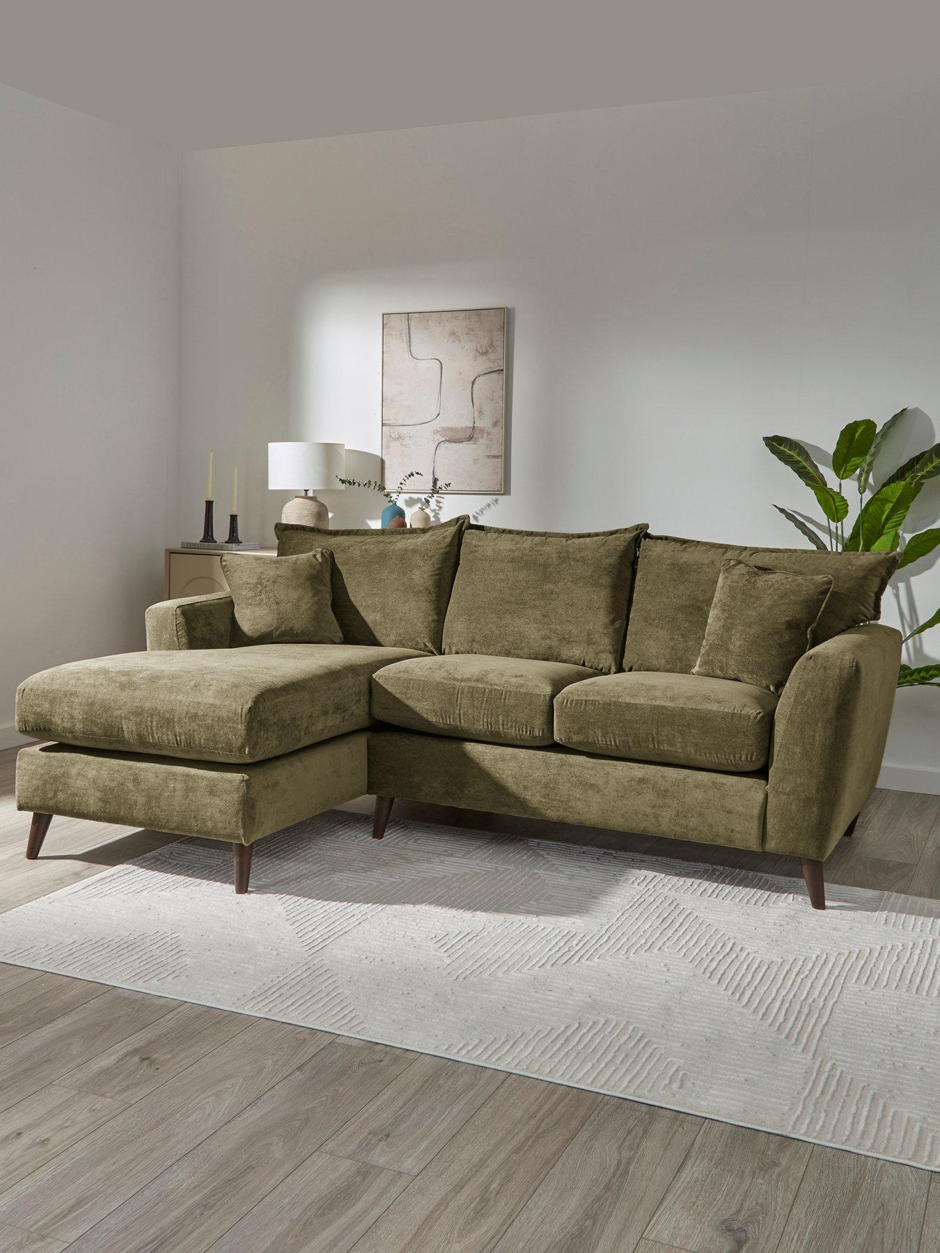 The Very Collection Bakerloo Left Hand 3 Seater Fabric Chaise