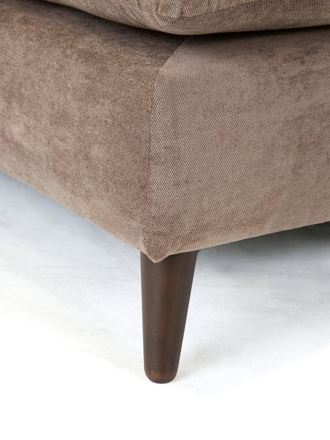  image of the-very-collection-bakerloo-left-hand-3-seater-fabric-chaise