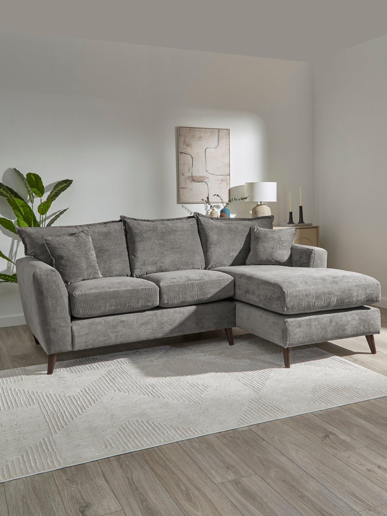The Very Collection Bakerloo Right Hand 3 Seater Fabric Chaise