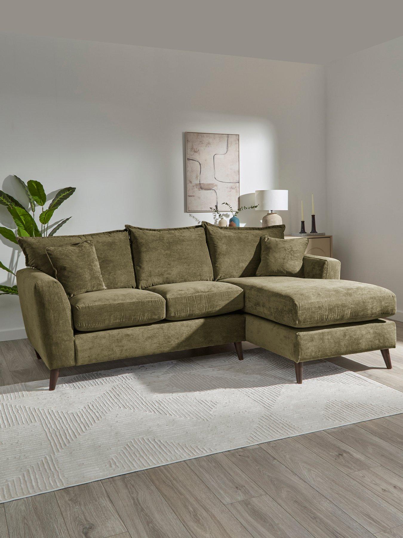 The Very Collection Bakerloo Right Hand 3 Seater Fabric Chaise