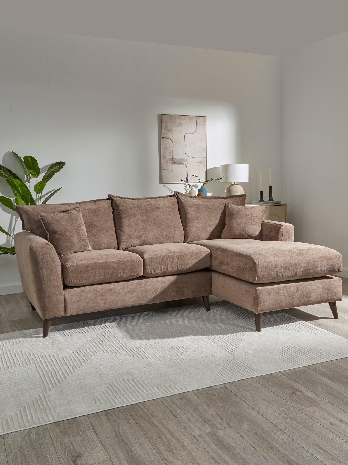 The Very Collection Bakerloo Right Hand 3 Seater Fabric Chaise