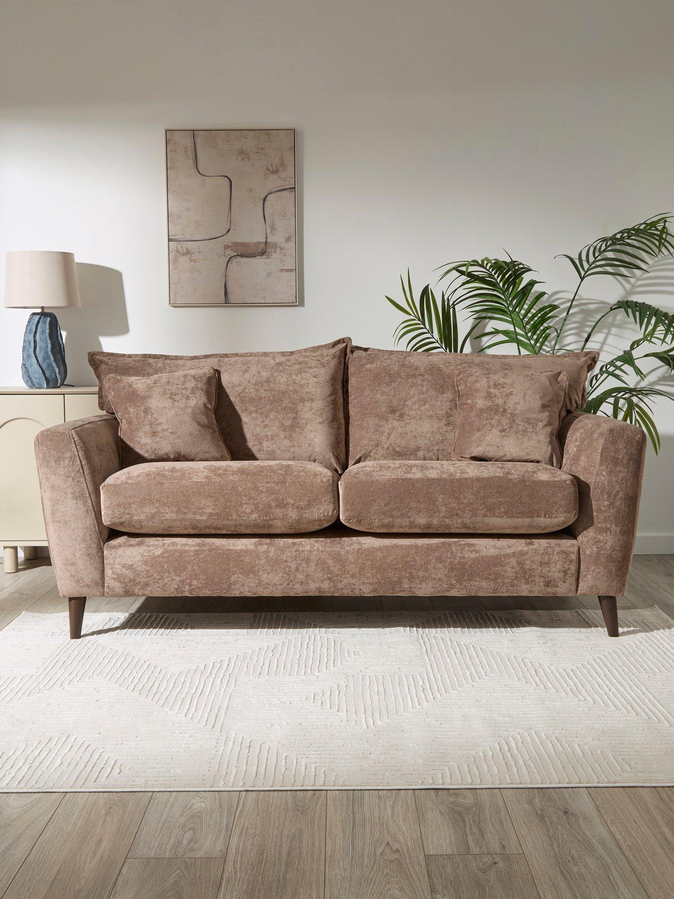 Image 1 of 7 of The Very Collection Bakerloo 3 Seater Fabric Sofa