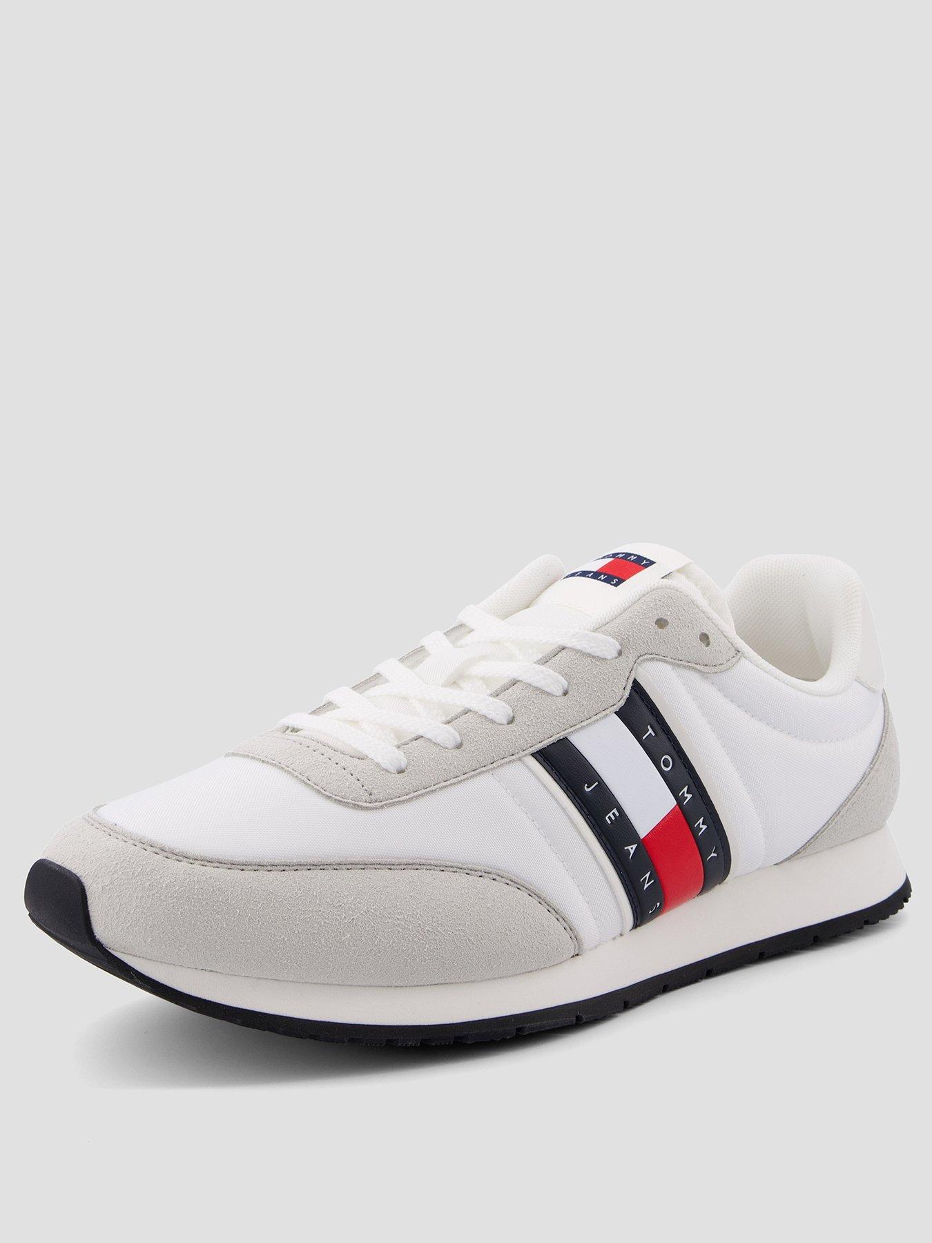 stillFront image of tommy-jeans-classic-runner-trainers-white