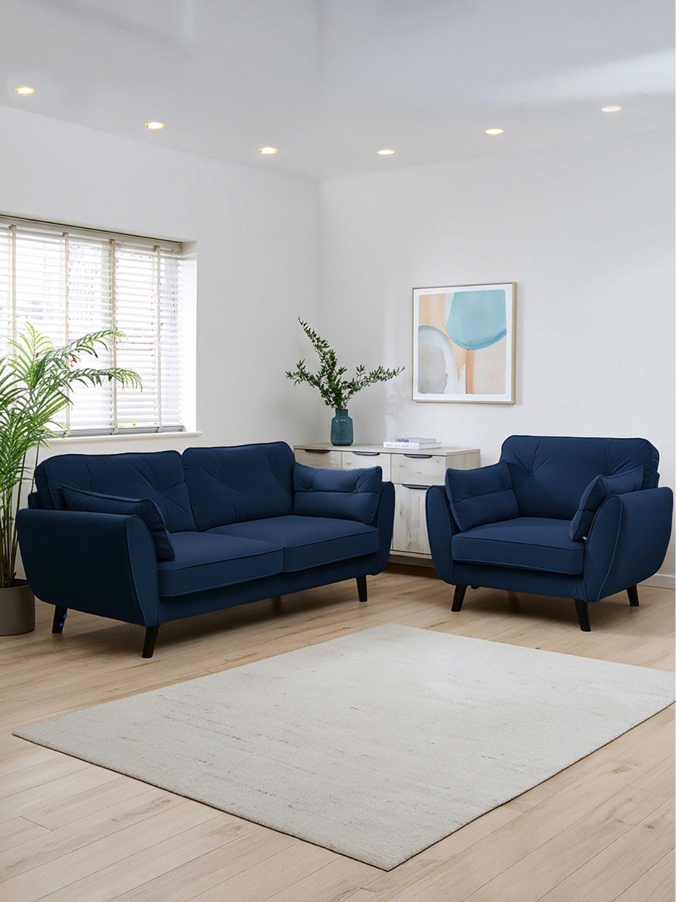 The Very Collection New Paulo 3 Seater + Chair