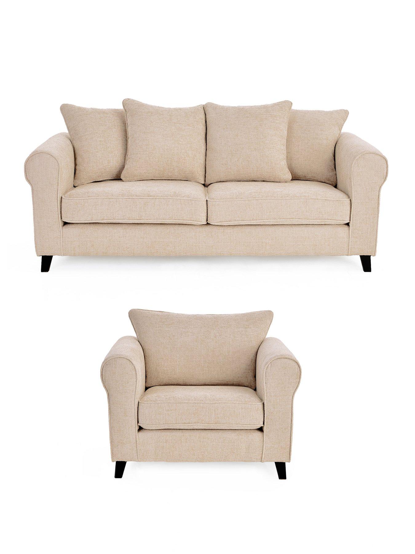 Image 2 of 7 of The Very Collection Sanderson 3 Seater + Chair