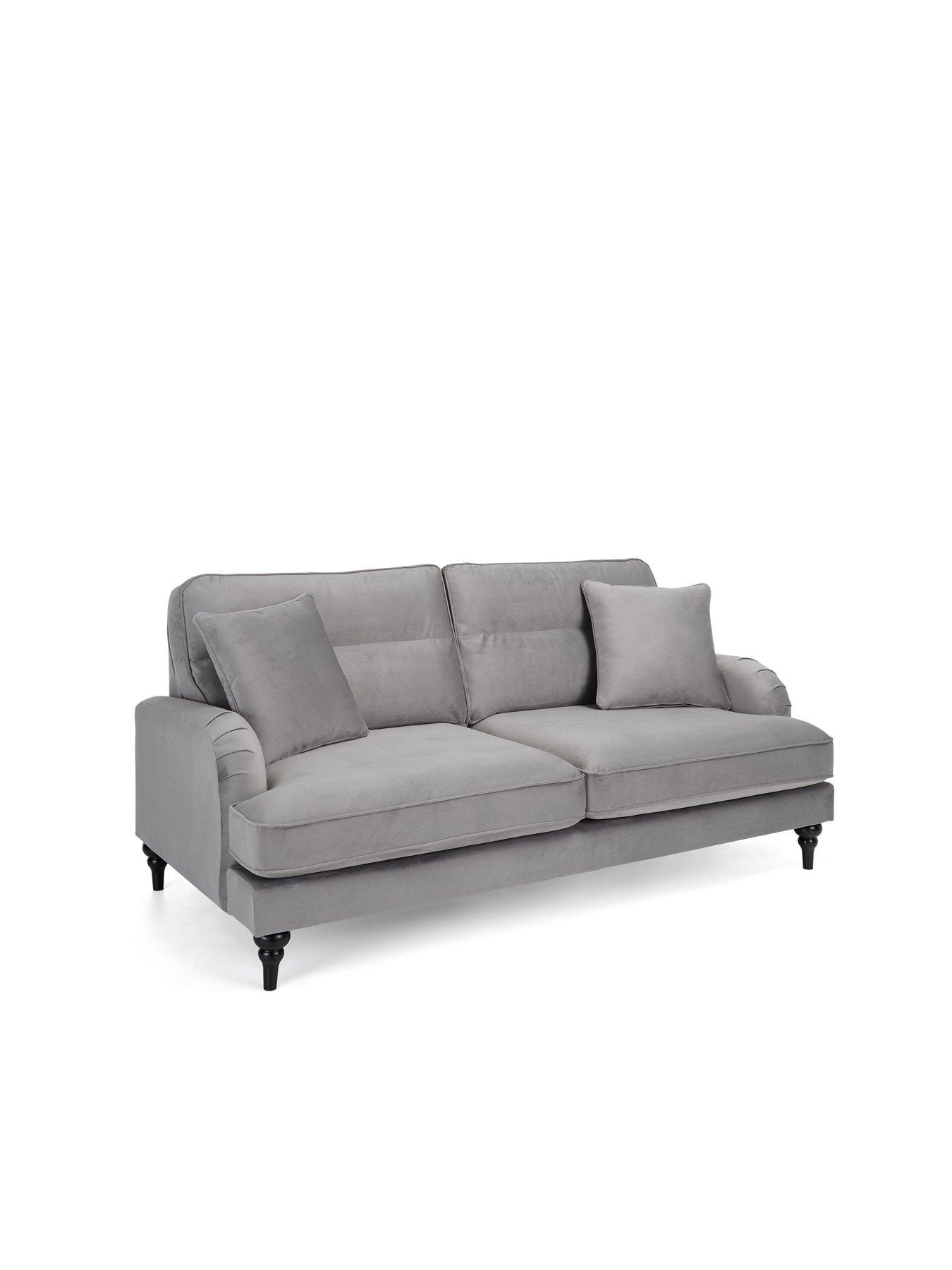 Image 2 of 6 of The Very Collection Victoria 3 Seater Sofa + Armchair Set (Buy &amp; SAVE!) - Grey - FSC&reg; Certified