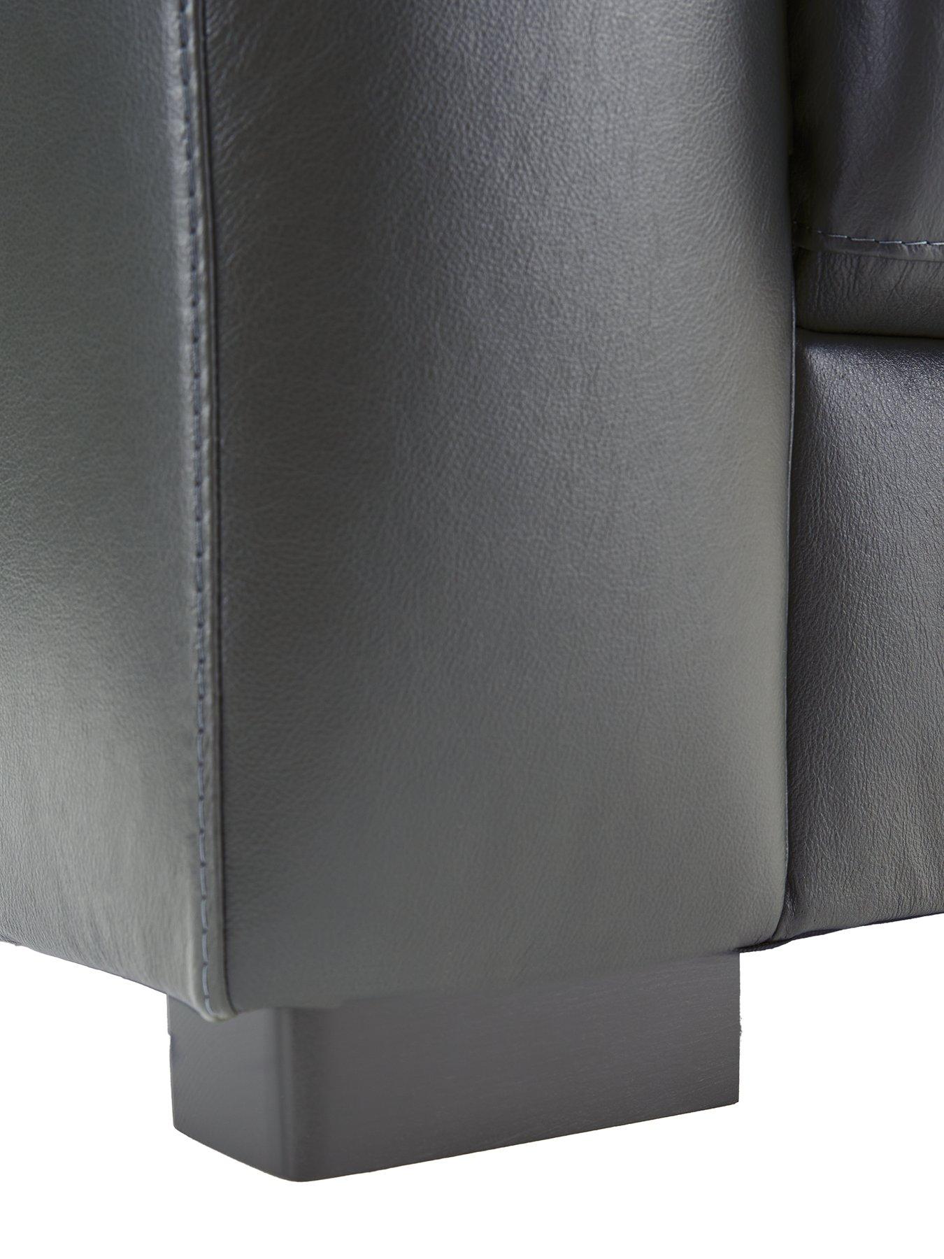 Image 4 of 5 of The Very Collection Ambrose 3 Seater Leather Sofa + Chair - FSC&reg; Certified