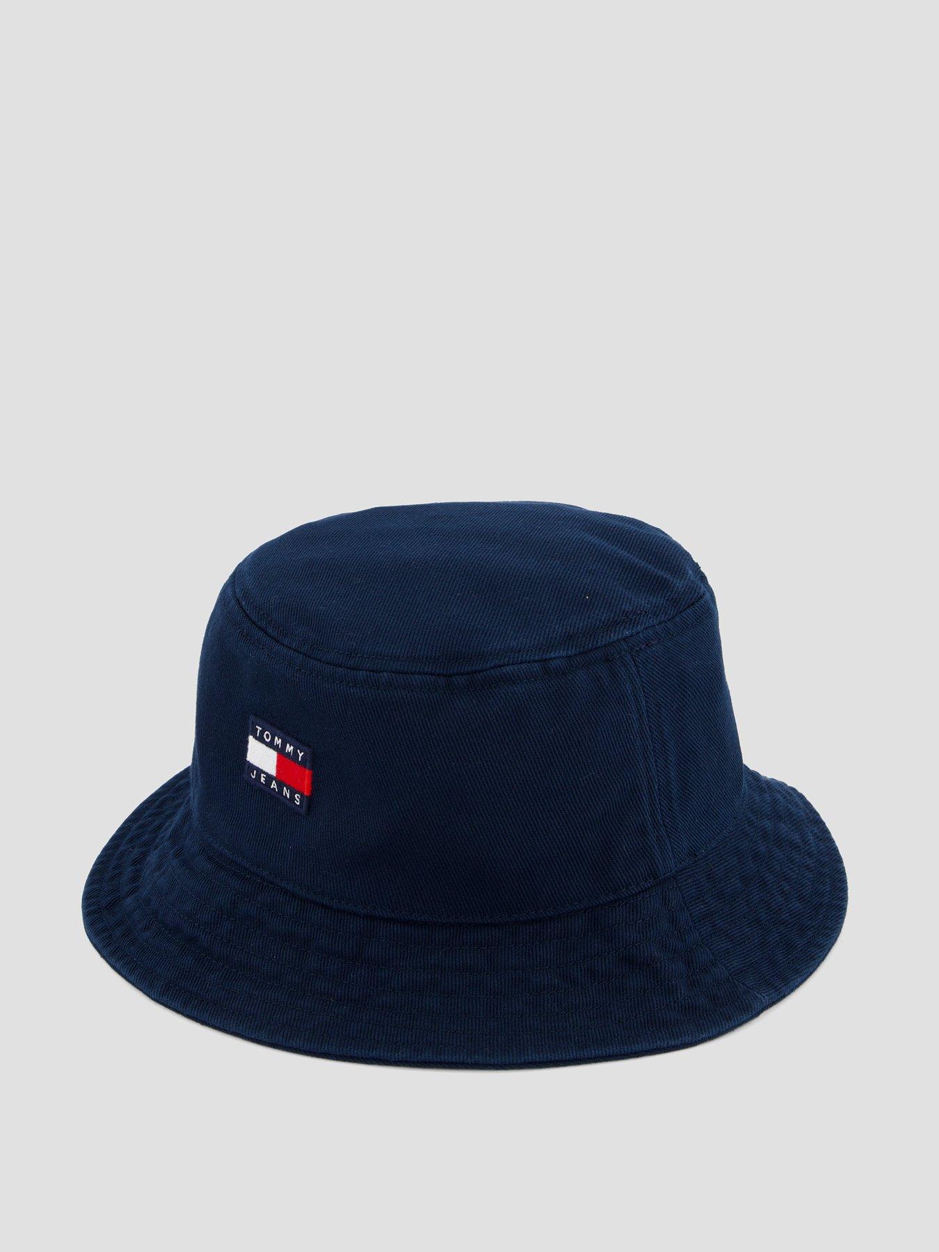 Image 2 of 4 of Tommy Jeans Heritage Washed Bucket Hat - Navy